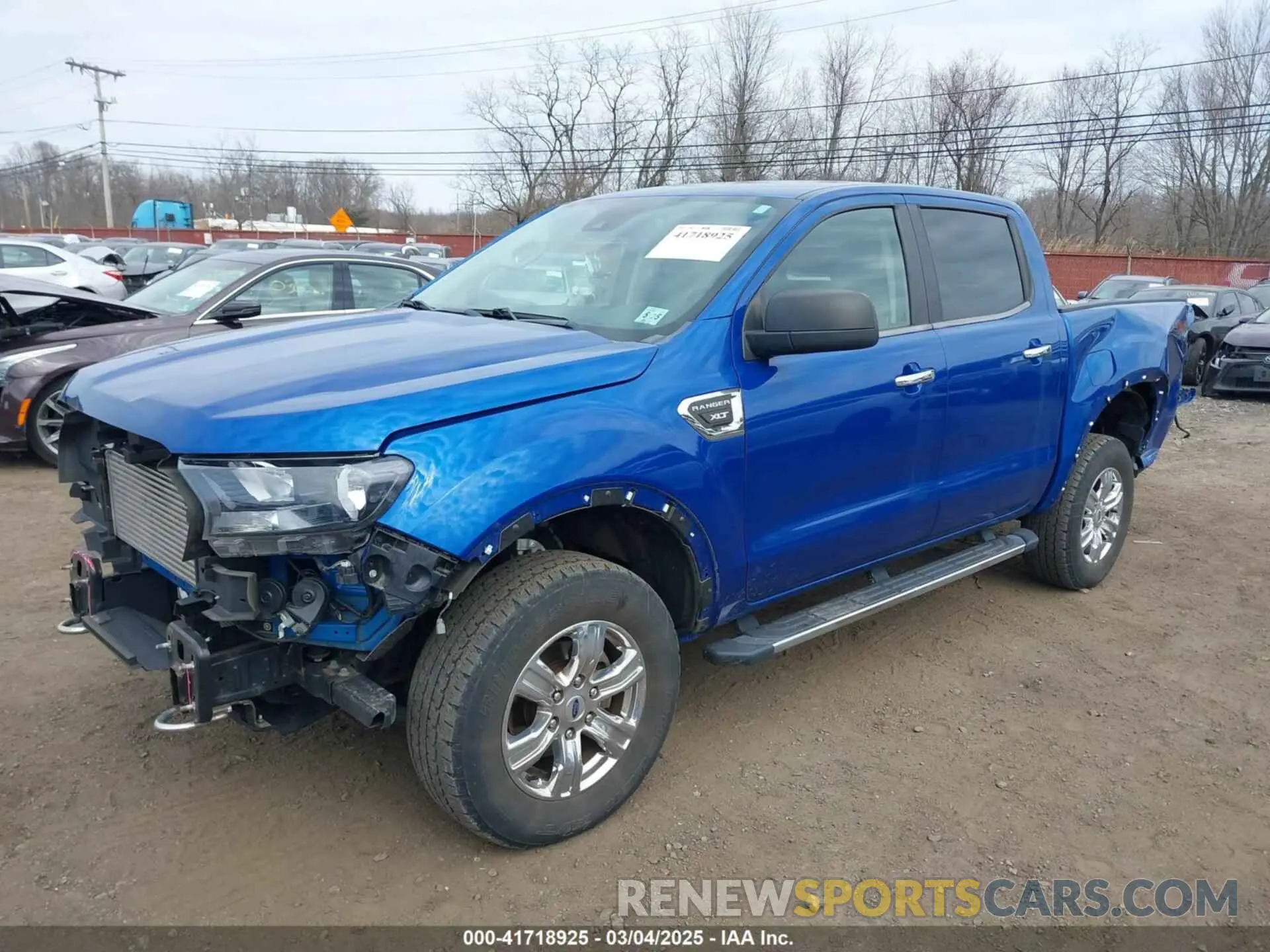 2 fotografías del automóvil dañado 1FTER4FHXLLA07671 FORD RANGER 2020