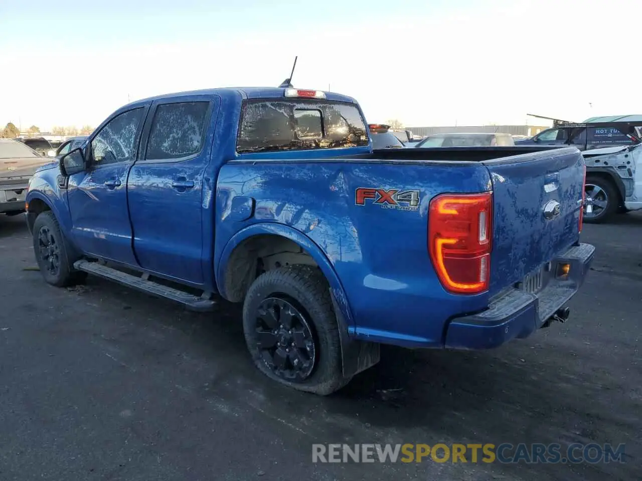 2 fotografías del automóvil dañado 1FTER4FHXLLA54991 FORD RANGER 2020
