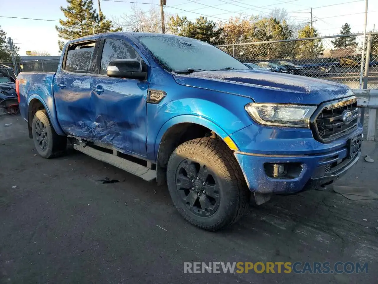 4 fotografías del automóvil dañado 1FTER4FHXLLA54991 FORD RANGER 2020
