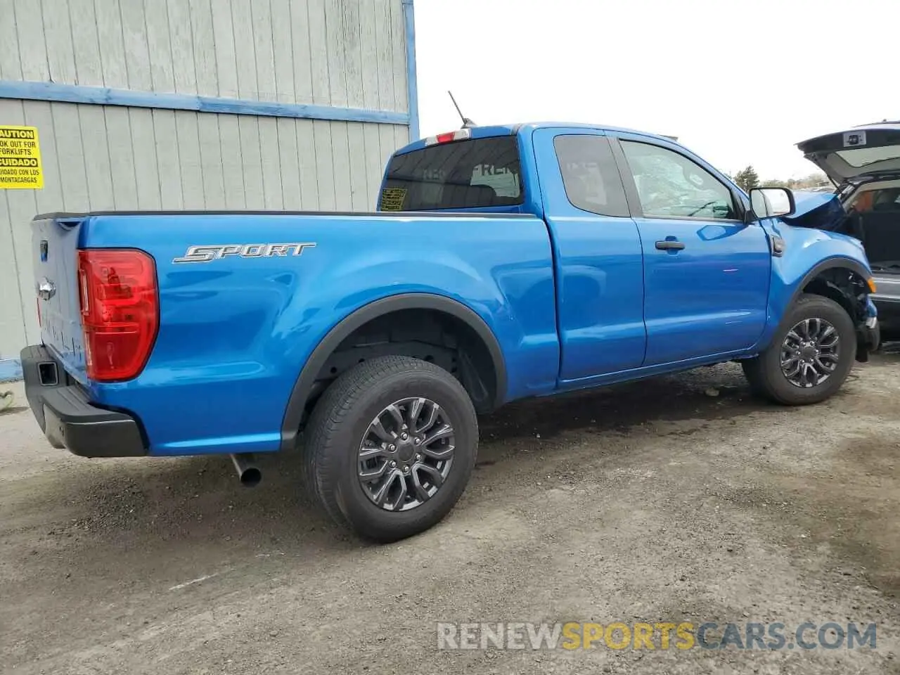 3 fotografías del automóvil dañado 1FTER1EH0MLD75309 FORD RANGER 2021