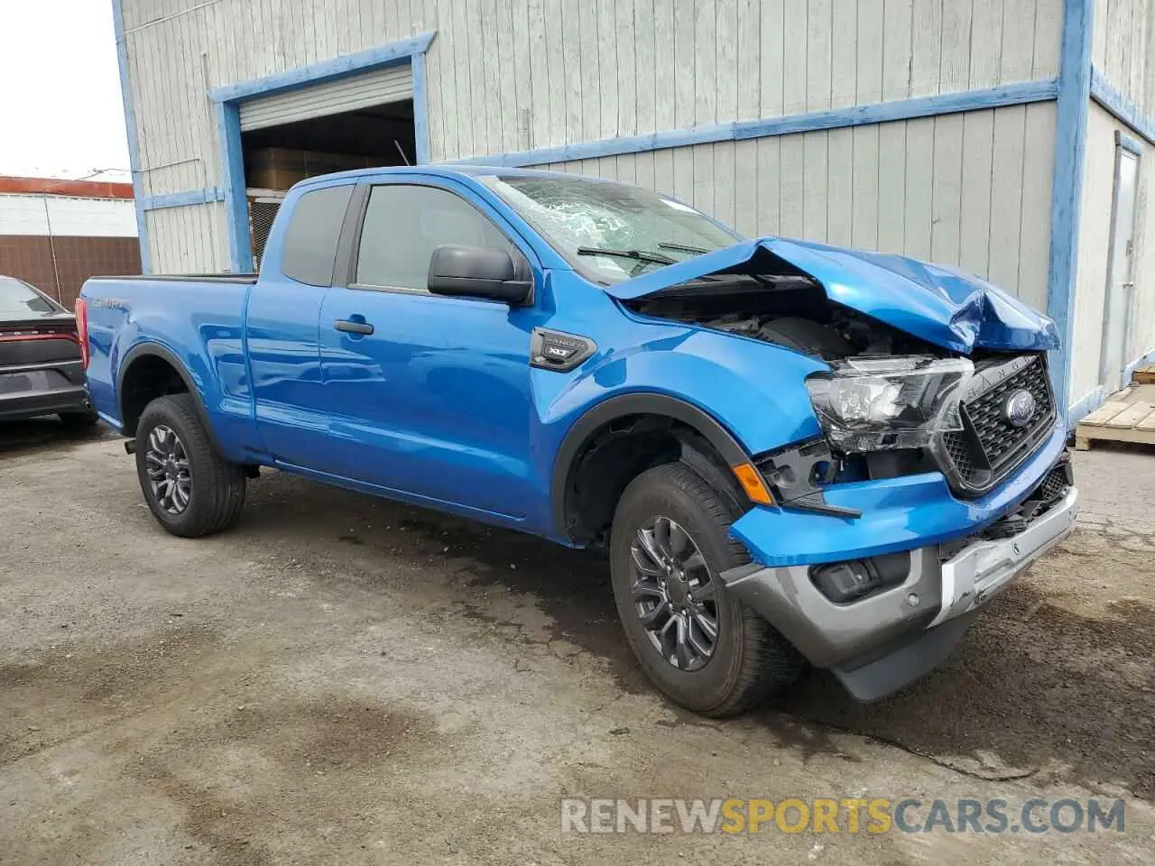 4 fotografías del automóvil dañado 1FTER1EH0MLD75309 FORD RANGER 2021