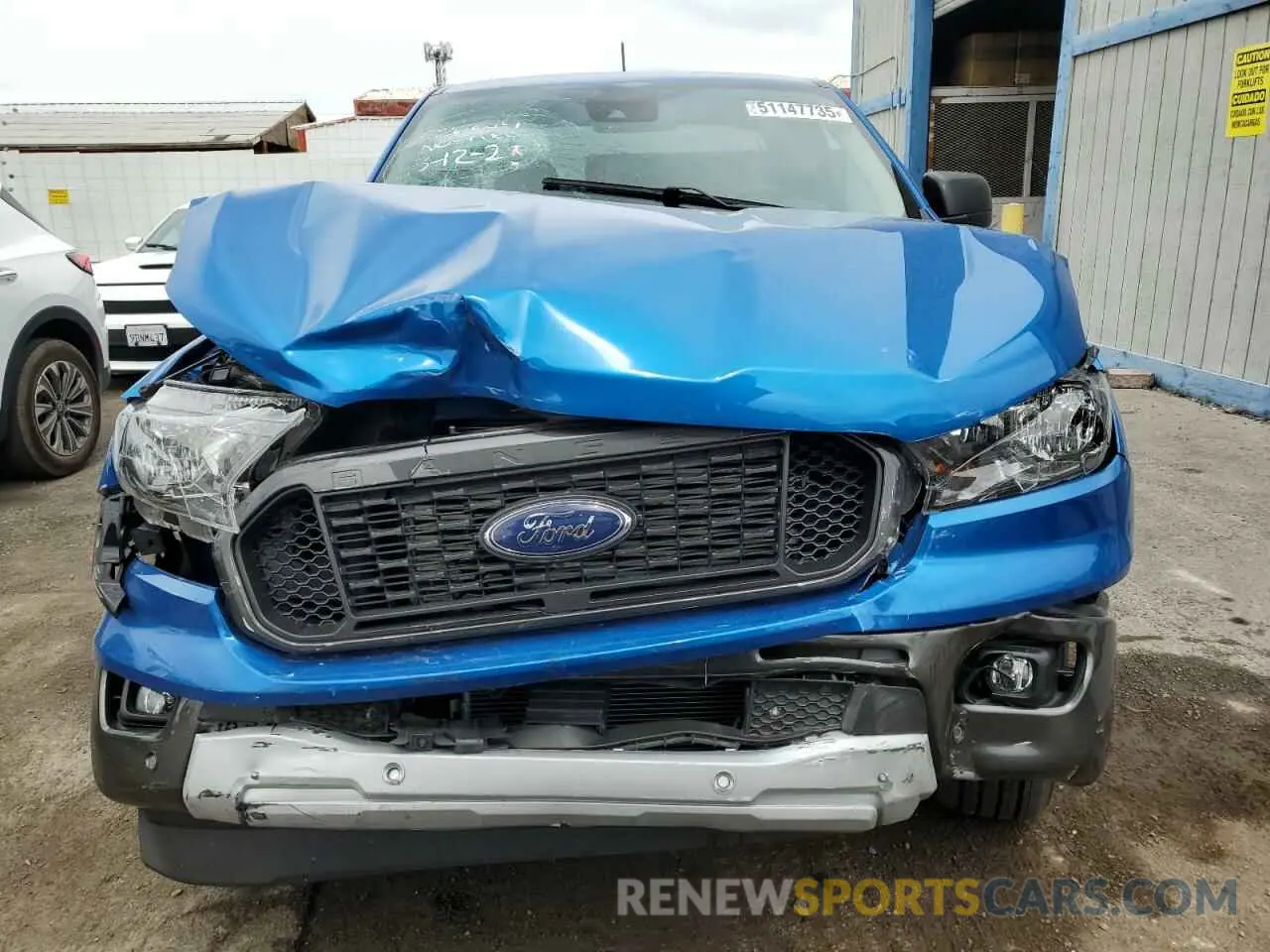 5 fotografías del automóvil dañado 1FTER1EH0MLD75309 FORD RANGER 2021