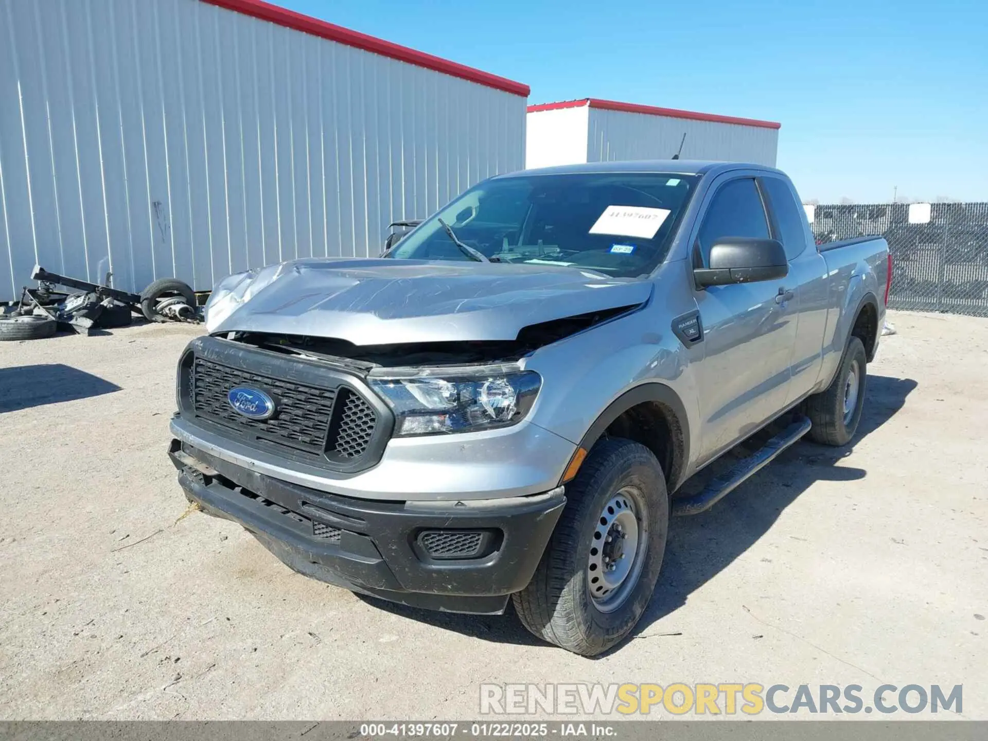 2 fotografías del automóvil dañado 1FTER1EH4MLD22788 FORD RANGER 2021