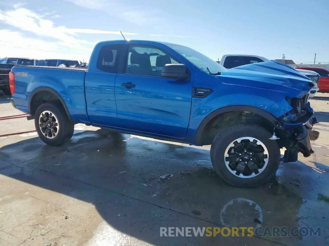 4 fotografías del automóvil dañado 1FTER1EH5MLD22461 FORD RANGER 2021