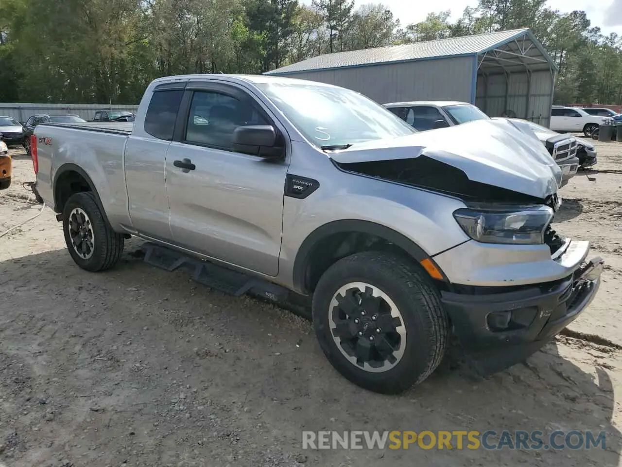 4 fotografías del automóvil dañado 1FTER1EH6MLD21416 FORD RANGER 2021