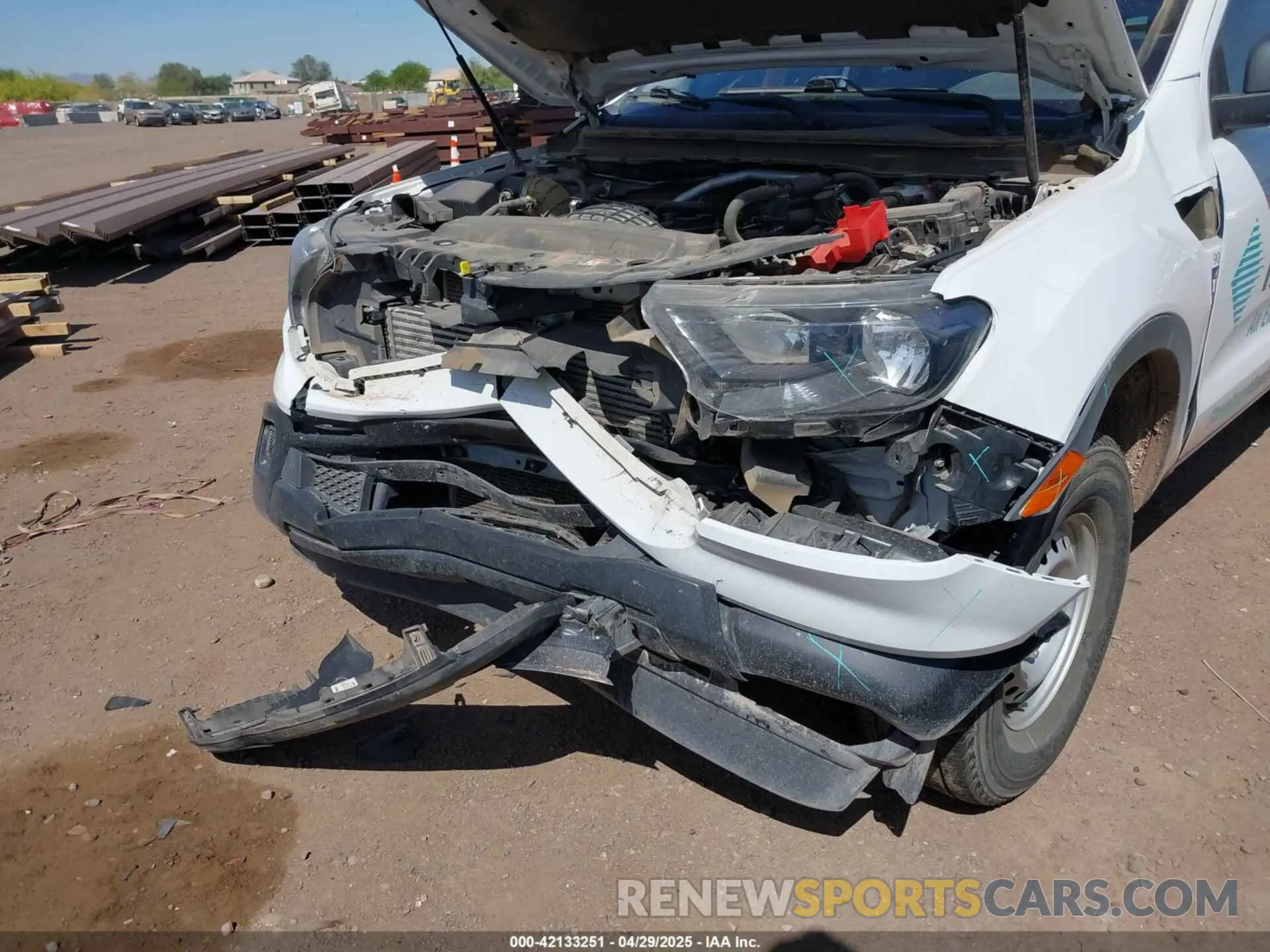 6 fotografías del automóvil dañado 1FTER1EH8MLD70388 FORD RANGER 2021
