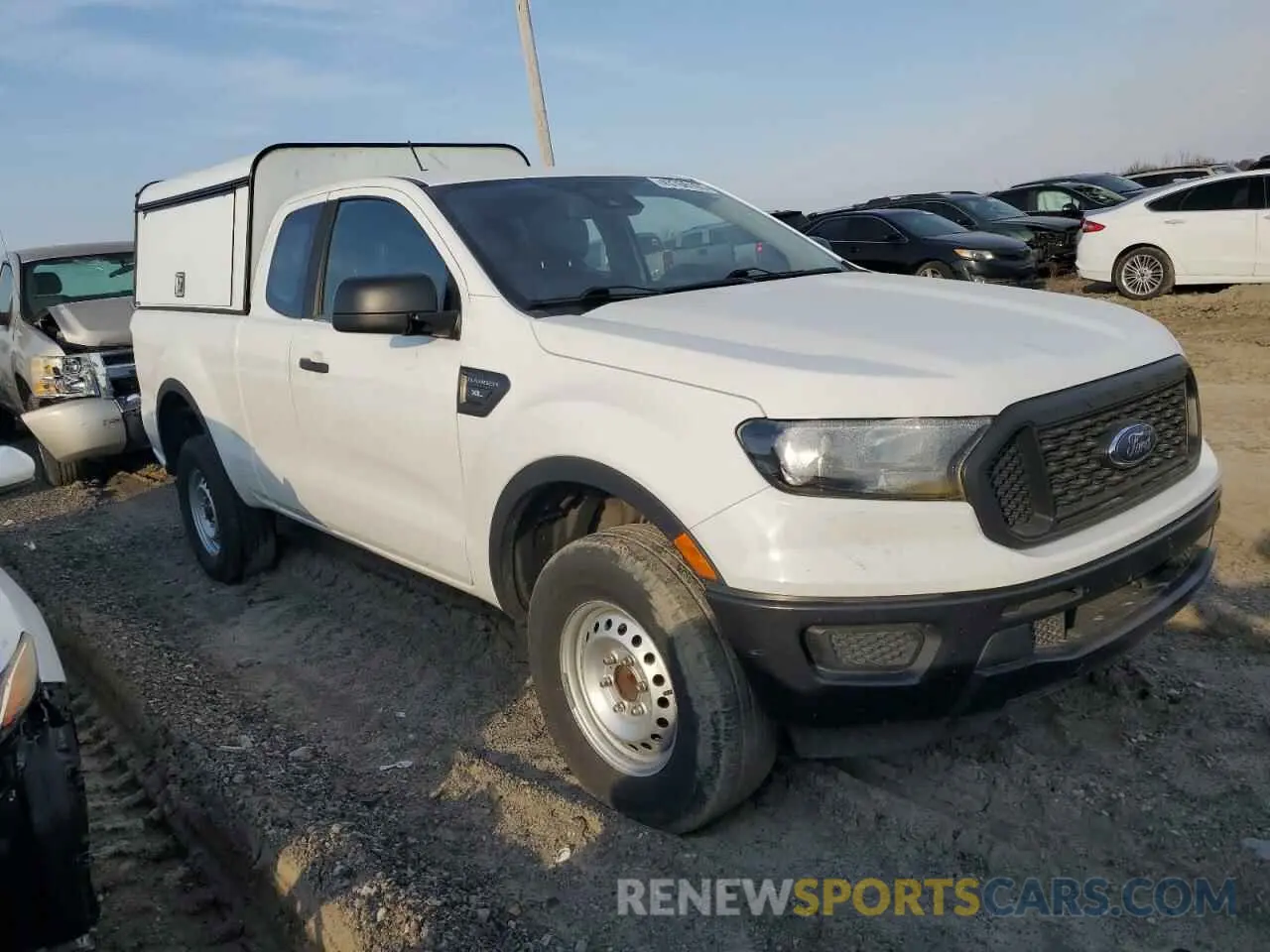 4 fotografías del automóvil dañado 1FTER1EHXMLD55651 FORD RANGER 2021