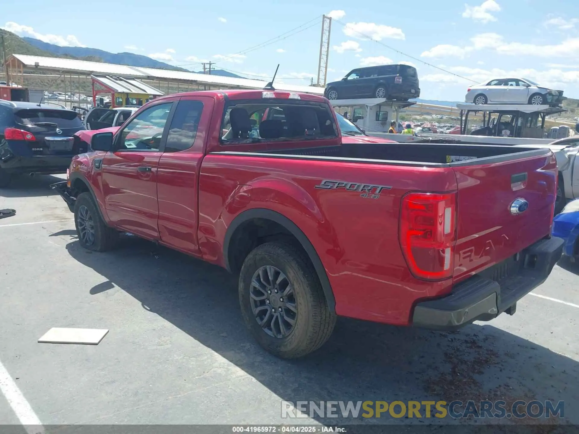 3 fotografías del automóvil dañado 1FTER1FH0MLD40753 FORD RANGER 2021