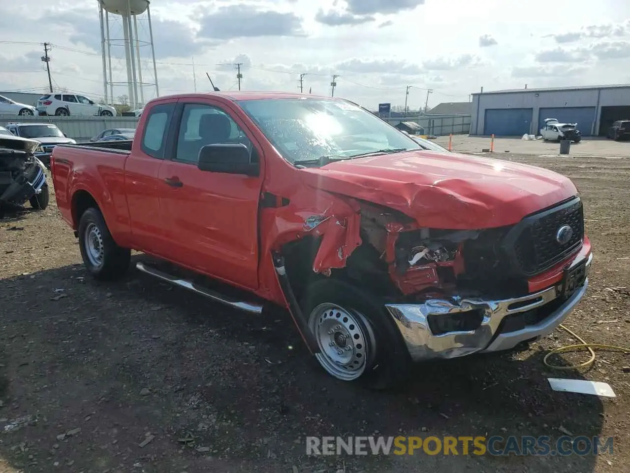4 fotografías del automóvil dañado 1FTER1FH6MLD55273 FORD RANGER 2021