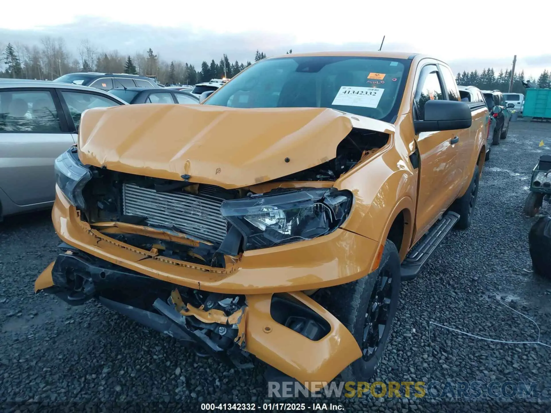 2 fotografías del automóvil dañado 1FTER1FH8MLD64959 FORD RANGER 2021