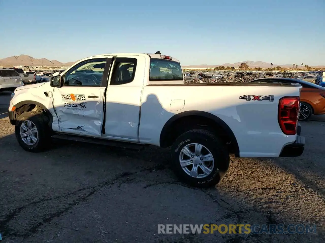 2 fotografías del automóvil dañado 1FTER1FH8MLD91093 FORD RANGER 2021