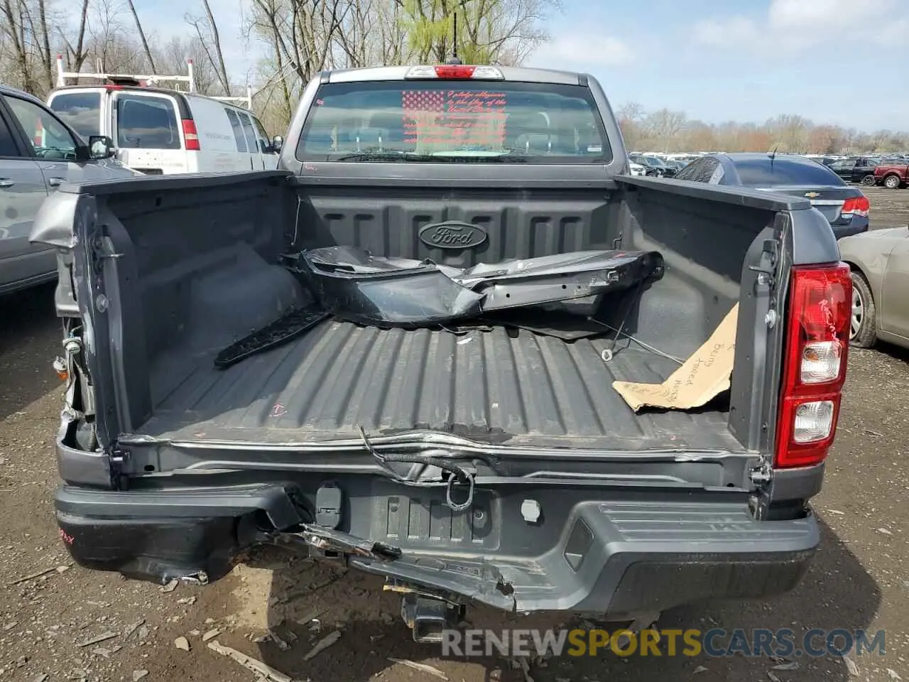 6 fotografías del automóvil dañado 1FTER1FH9MLD42355 FORD RANGER 2021