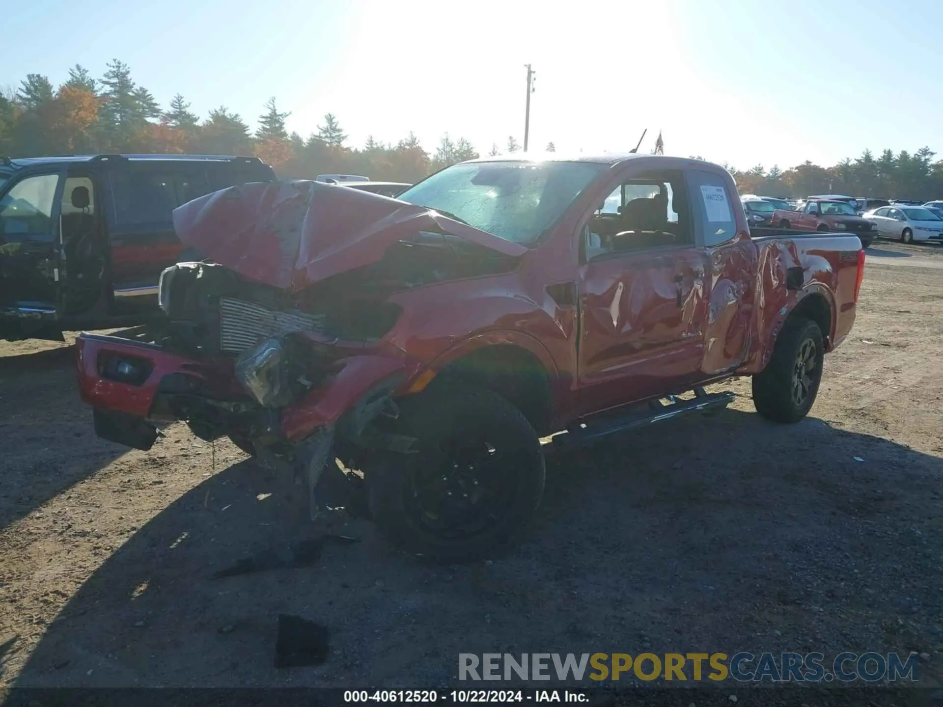 2 fotografías del automóvil dañado 1FTER1FH9MLD44459 FORD RANGER 2021