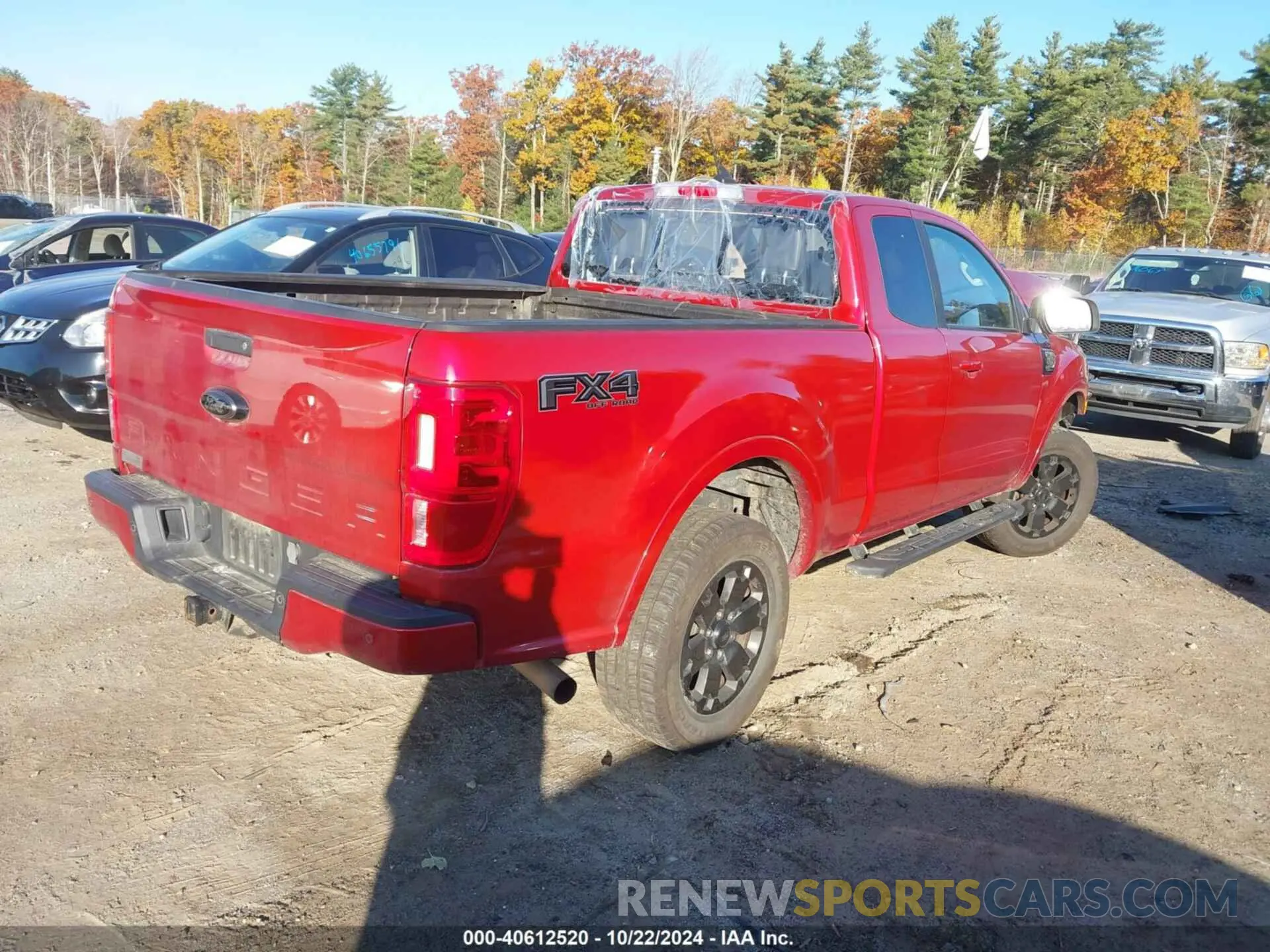4 fotografías del automóvil dañado 1FTER1FH9MLD44459 FORD RANGER 2021