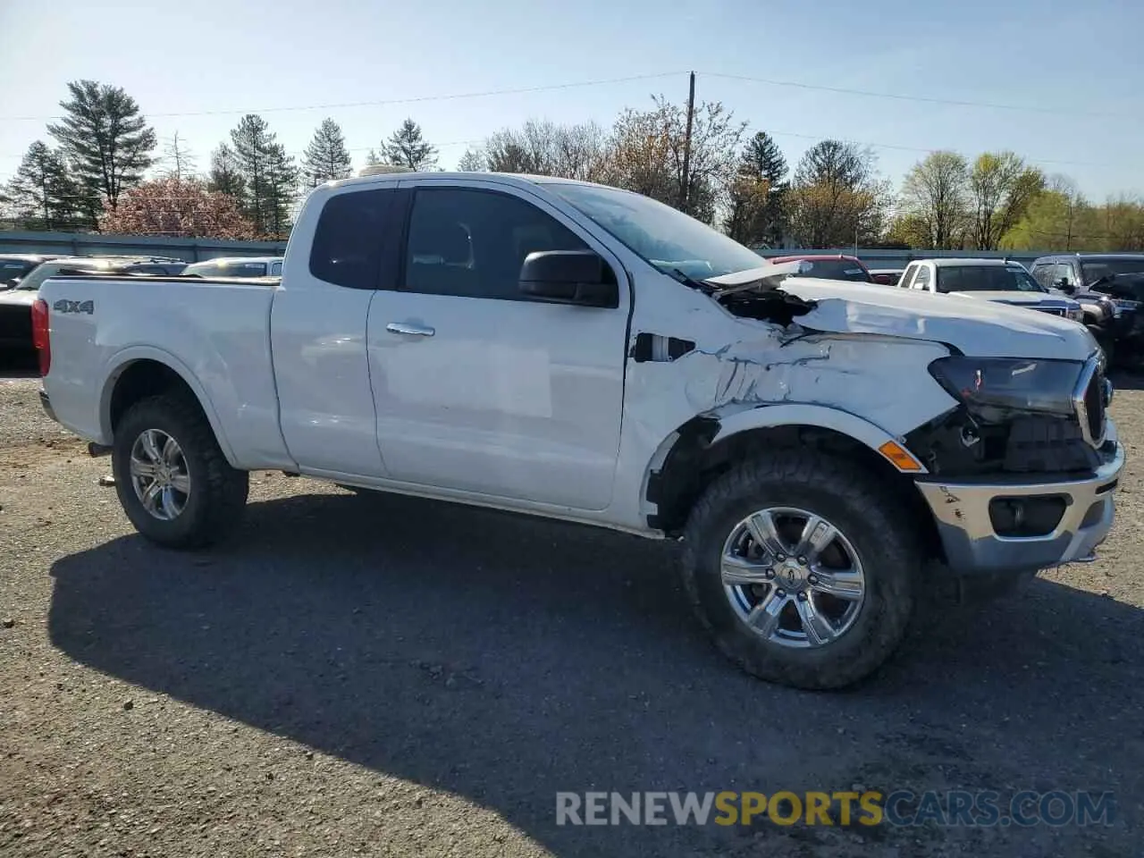 4 fotografías del automóvil dañado 1FTER1FHXMLD55535 FORD RANGER 2021