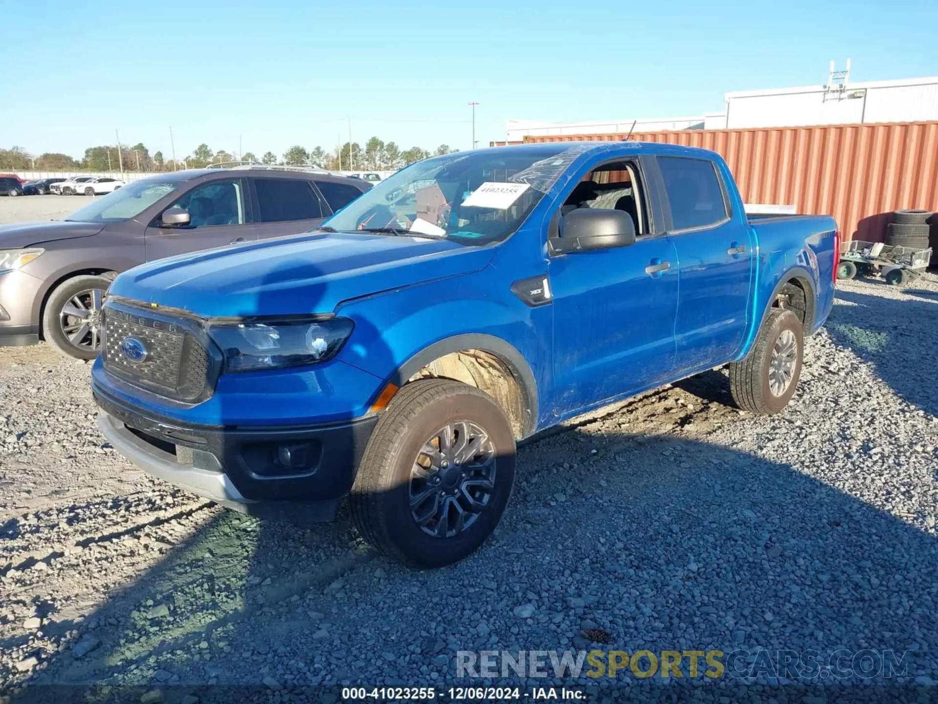 2 fotografías del automóvil dañado 1FTER4EH1MLD14469 FORD RANGER 2021