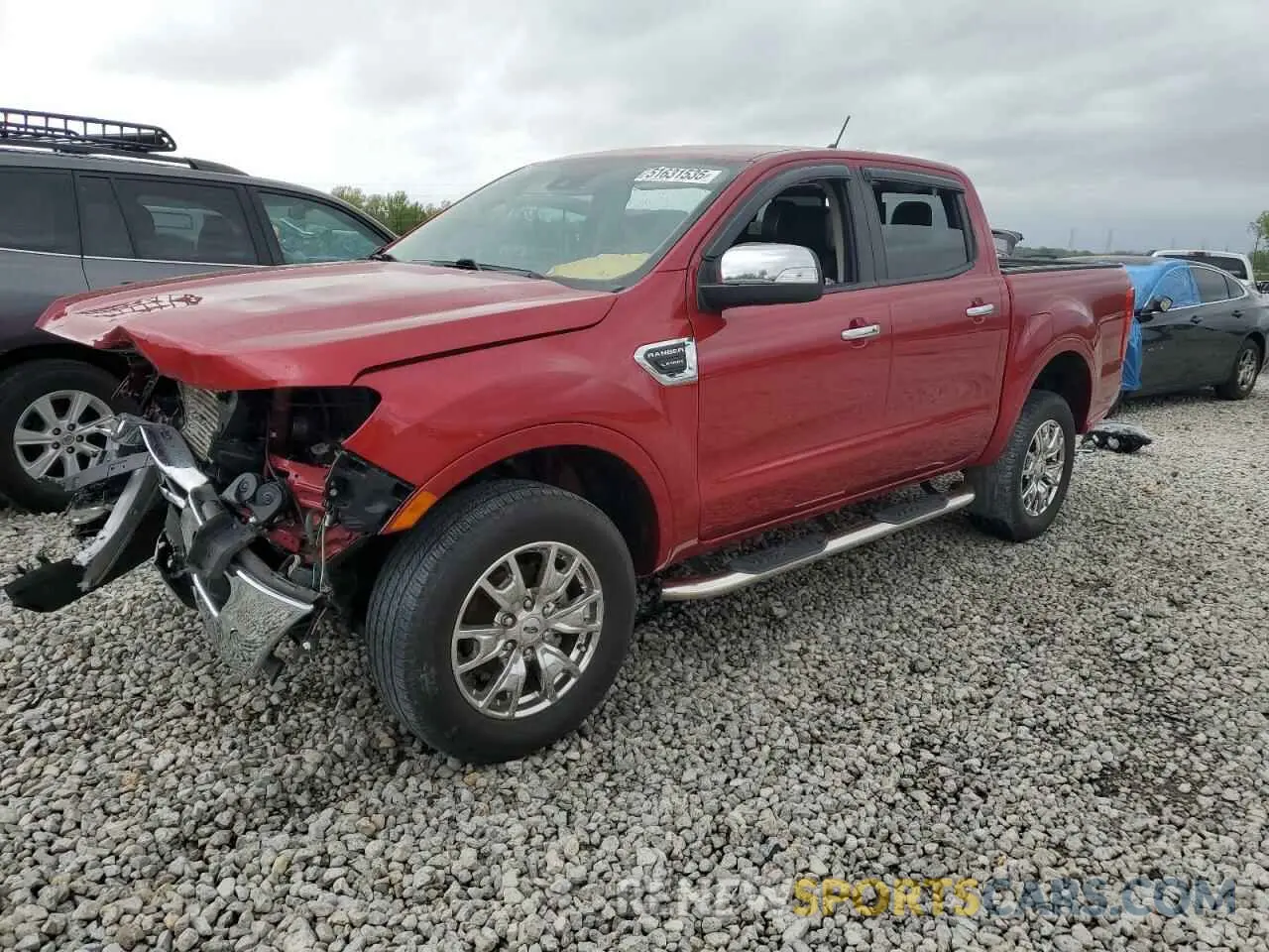 1 fotografías del automóvil dañado 1FTER4EH1MLD35564 FORD RANGER 2021