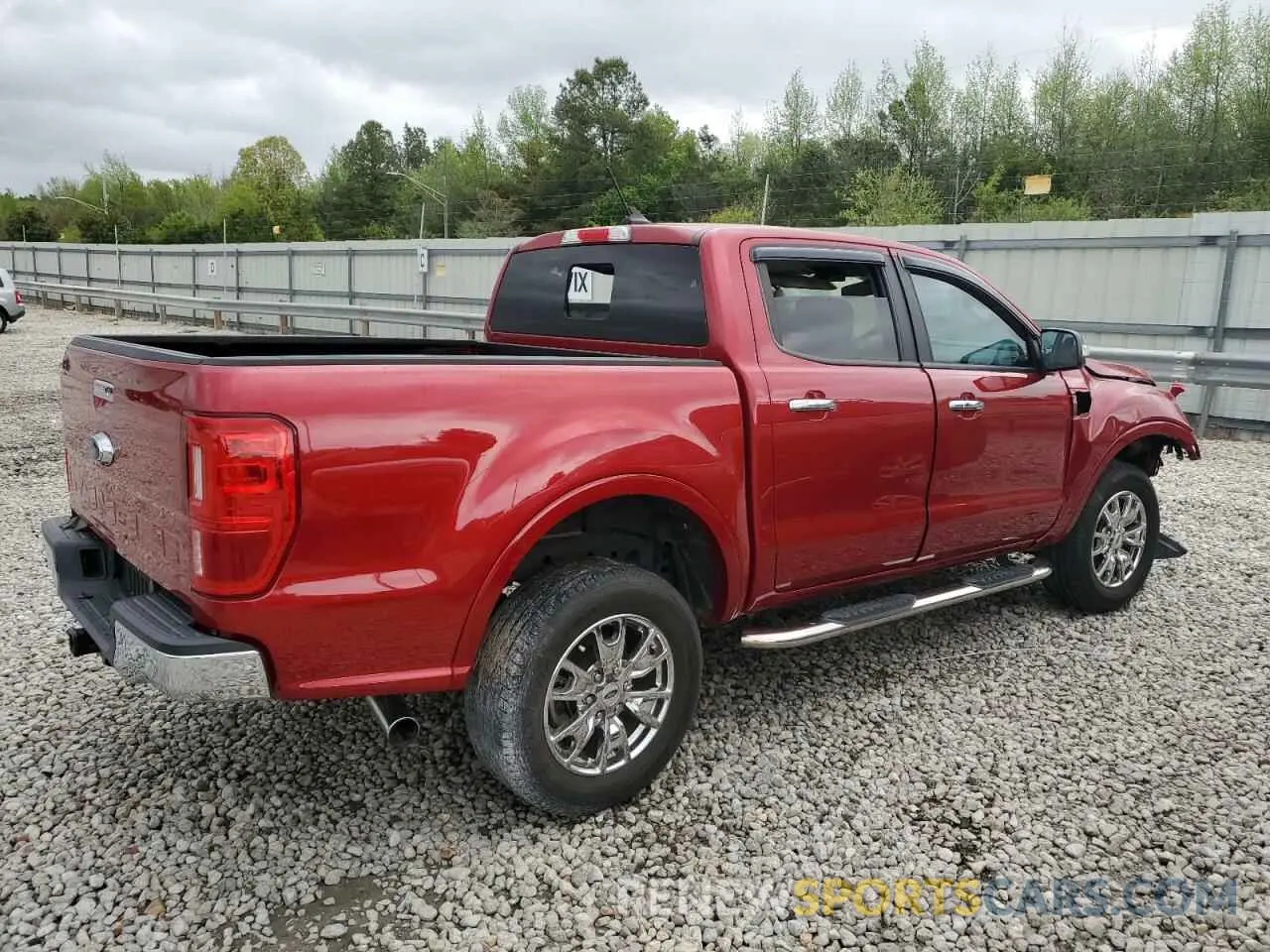 3 fotografías del automóvil dañado 1FTER4EH1MLD35564 FORD RANGER 2021