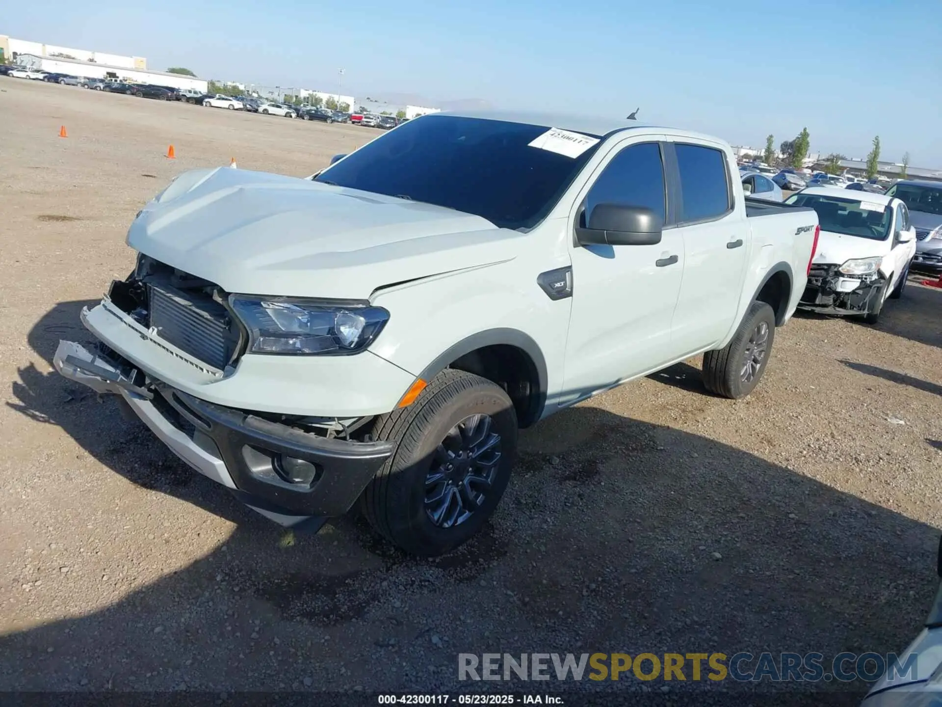 2 fotografías del automóvil dañado 1FTER4EH1MLE05371 FORD RANGER 2021