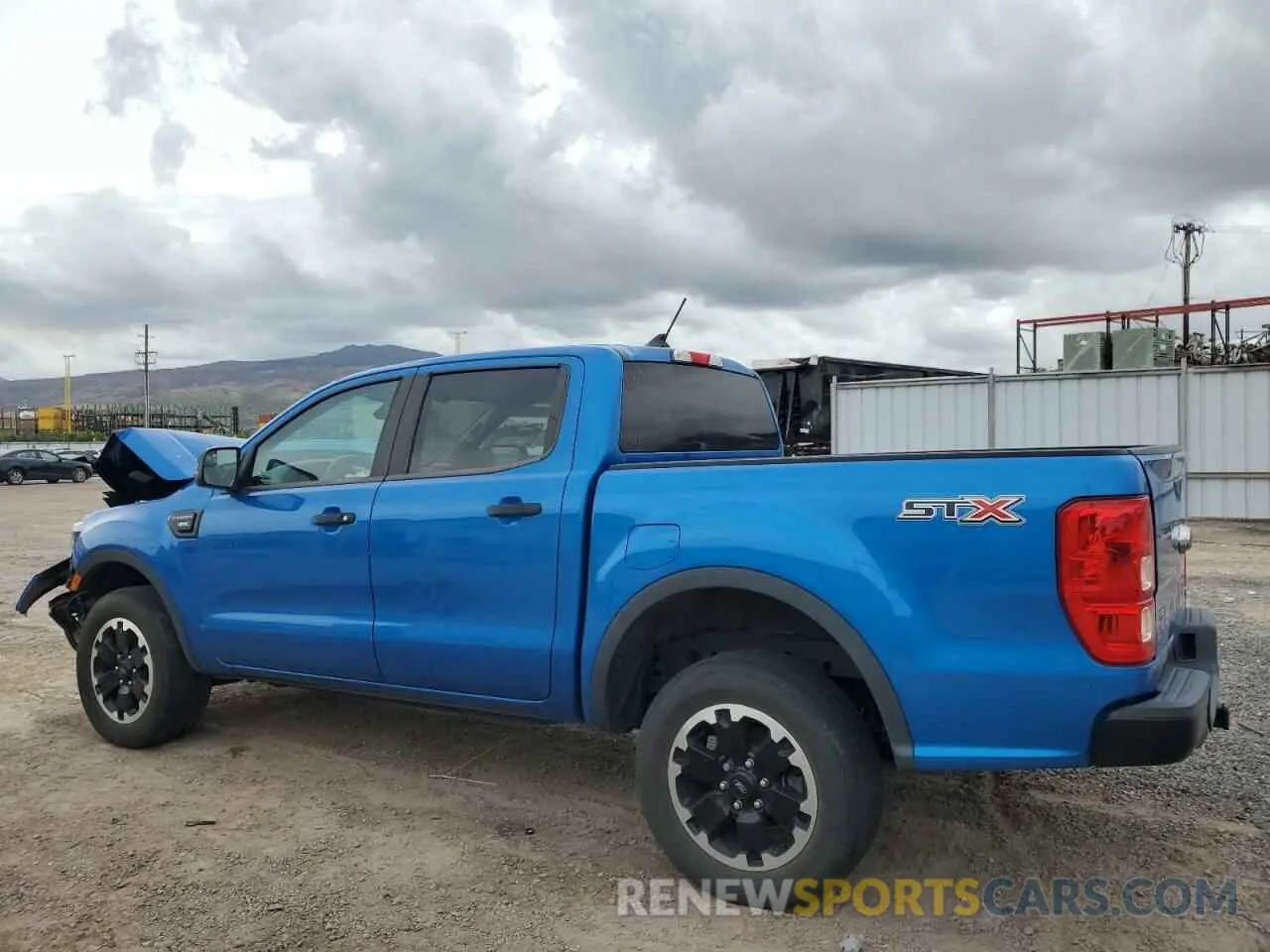 2 fotografías del automóvil dañado 1FTER4EH2MLD24086 FORD RANGER 2021