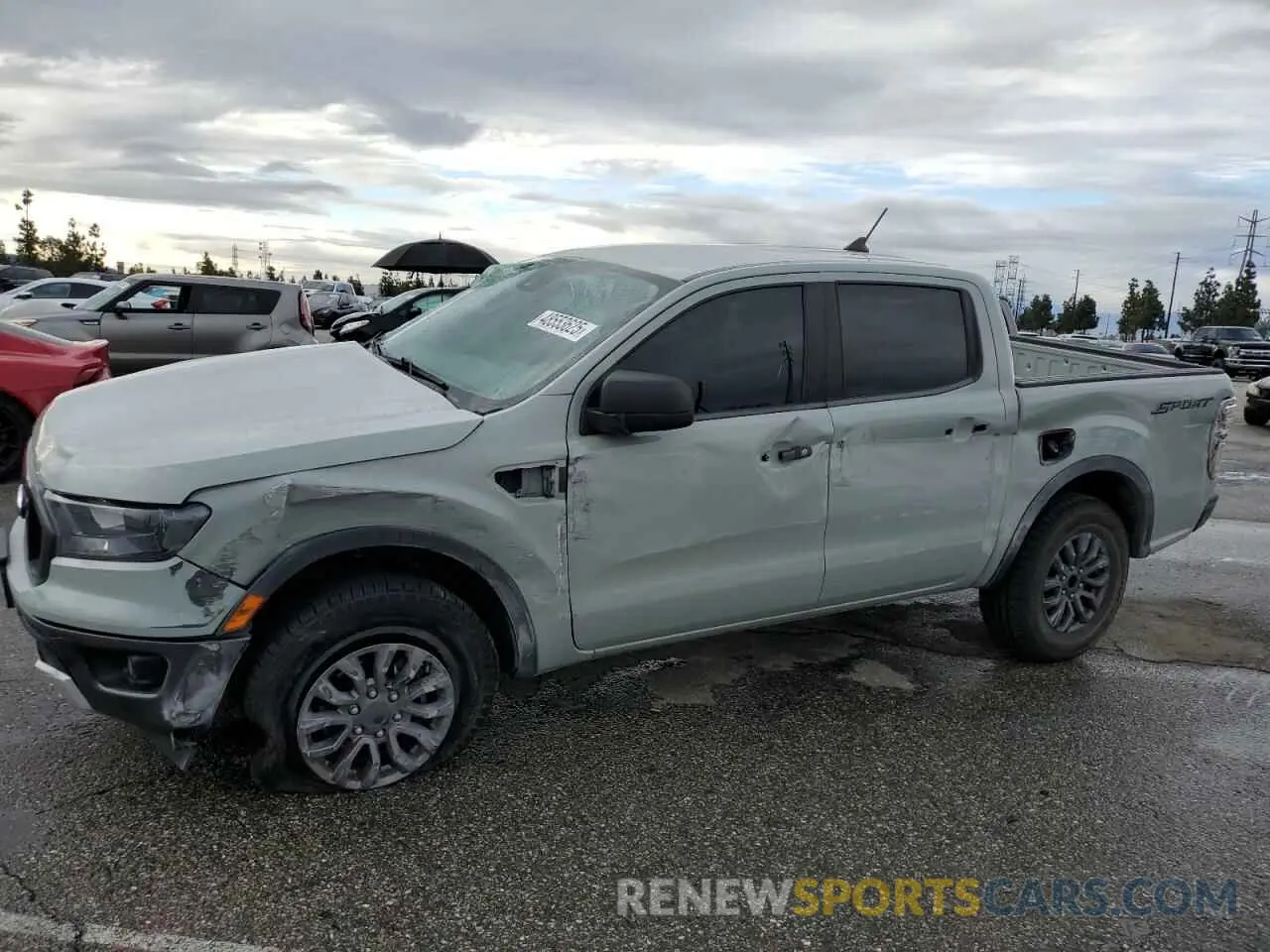 1 fotografías del automóvil dañado 1FTER4EH3MLD10312 FORD RANGER 2021