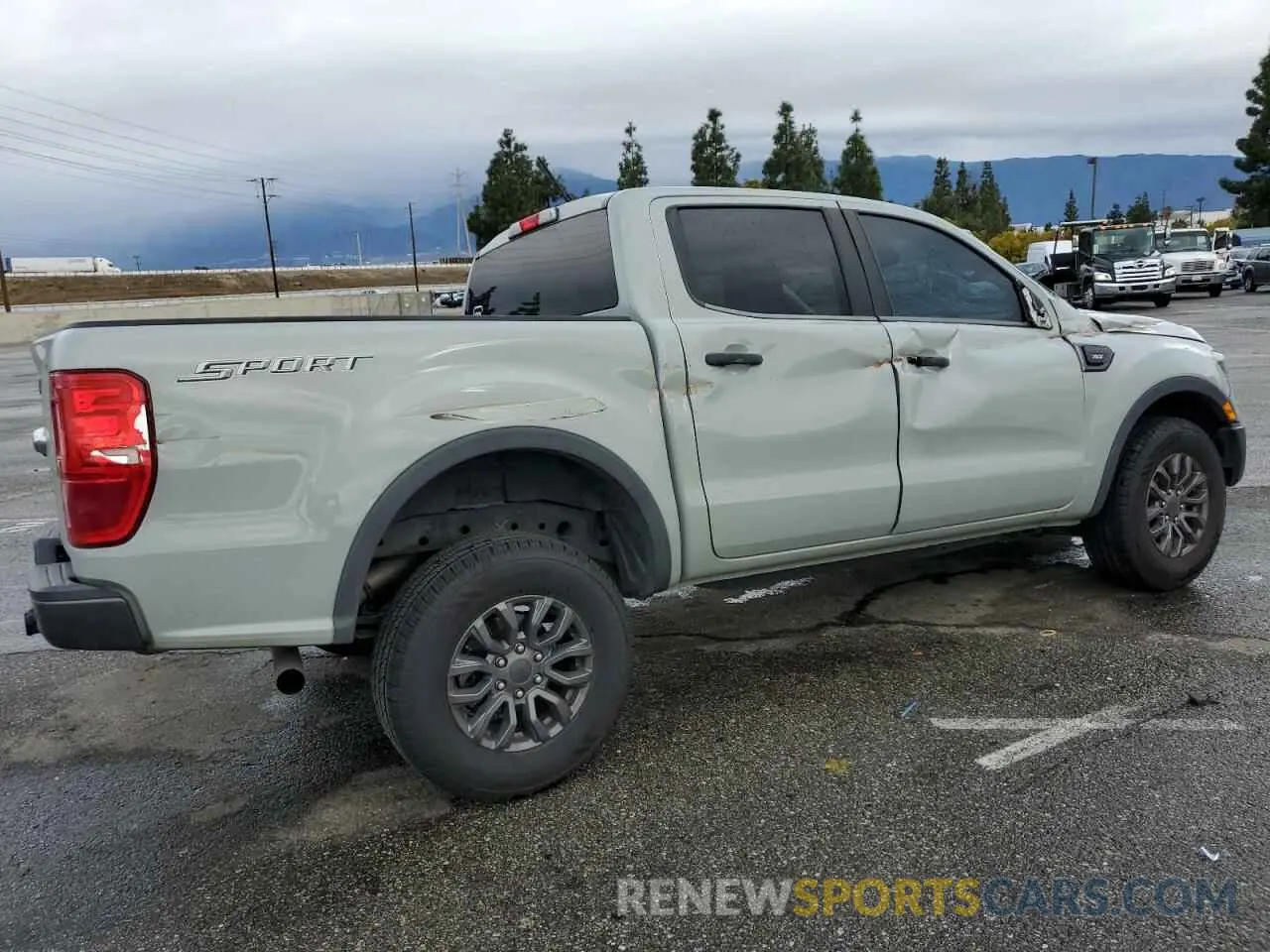 3 fotografías del automóvil dañado 1FTER4EH3MLD10312 FORD RANGER 2021