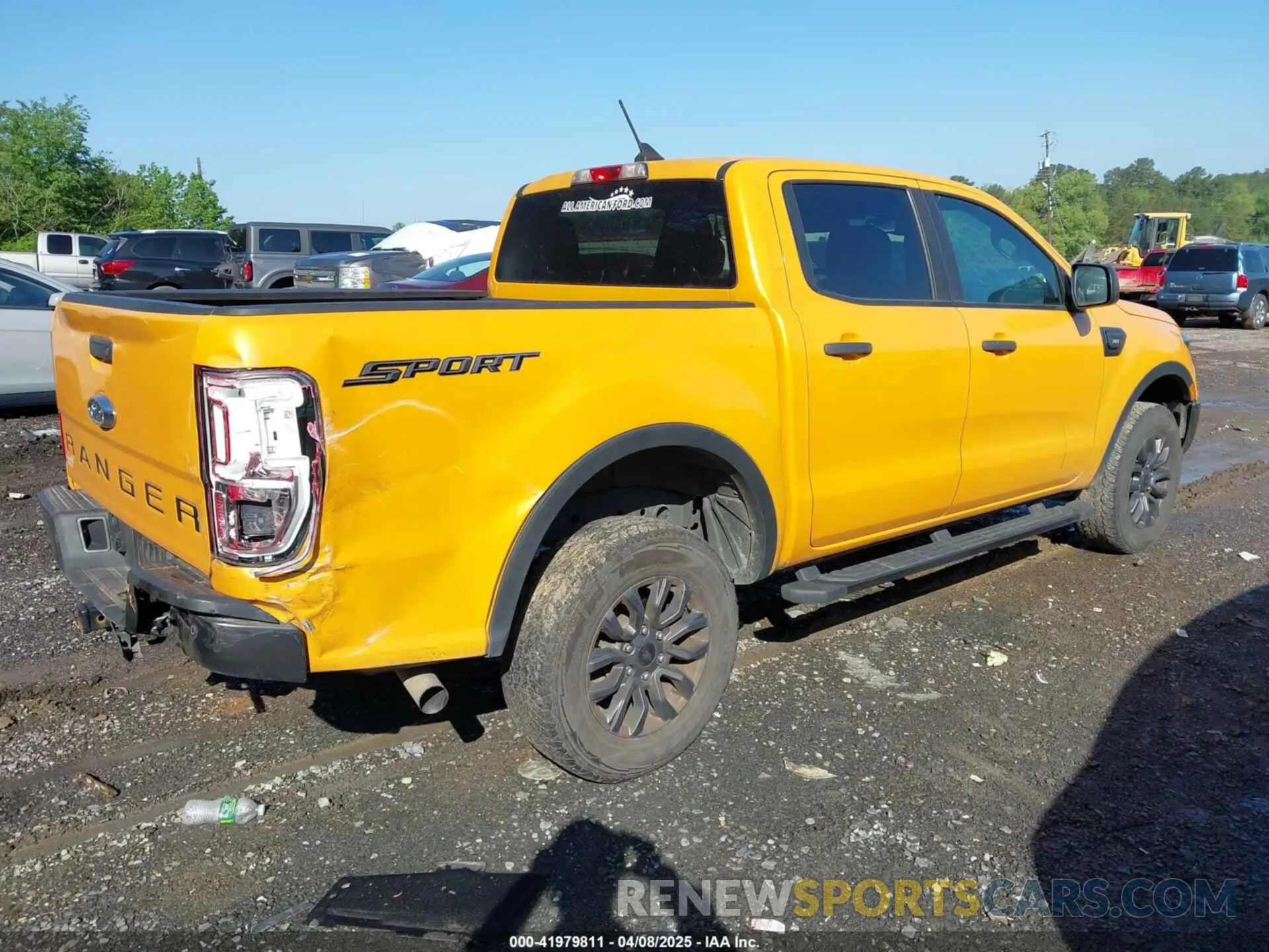 4 fotografías del automóvil dañado 1FTER4EH3MLD67836 FORD RANGER 2021