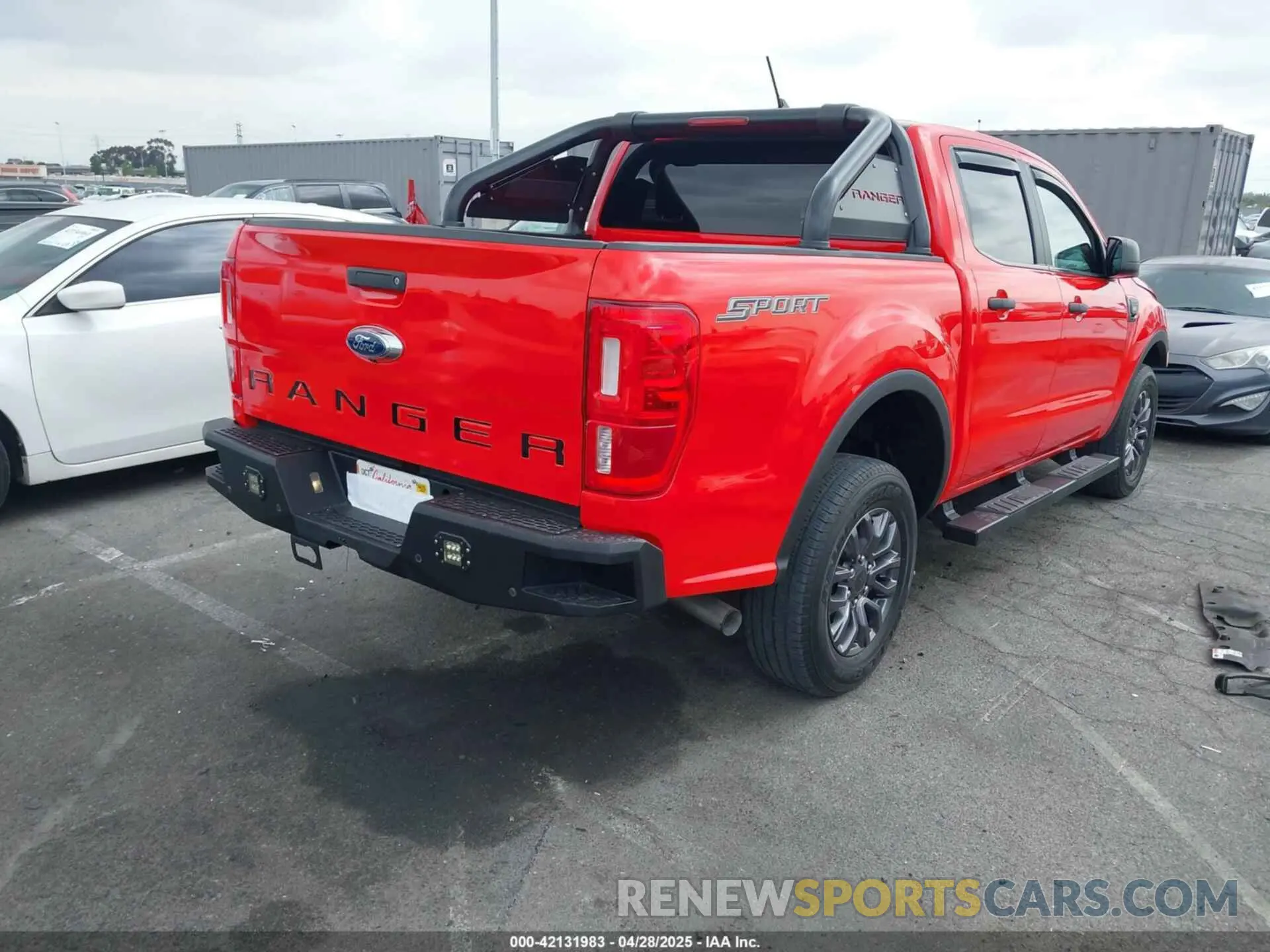 4 fotografías del automóvil dañado 1FTER4EH3MLD82322 FORD RANGER 2021