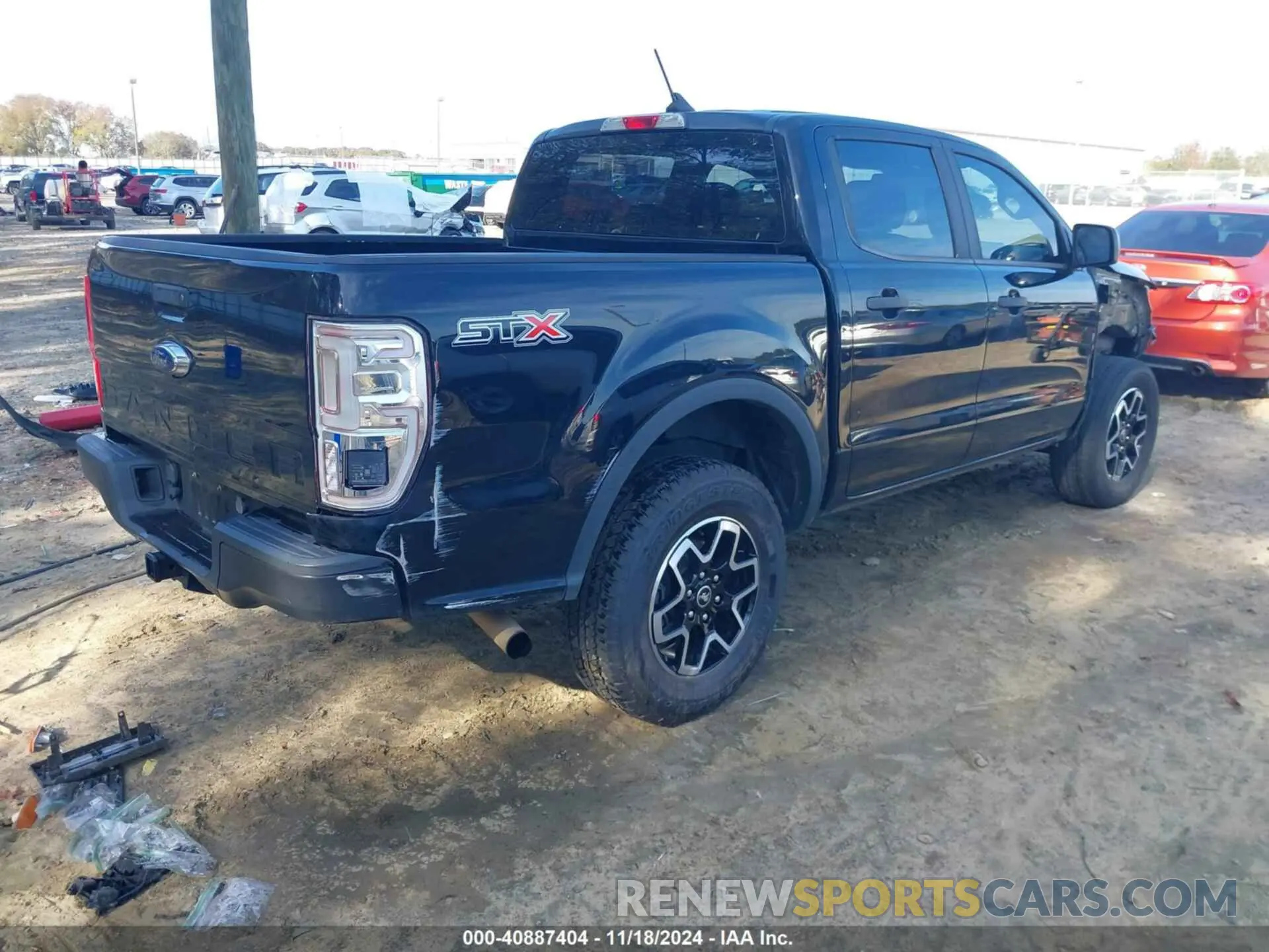 4 fotografías del automóvil dañado 1FTER4EH5MLD43442 FORD RANGER 2021