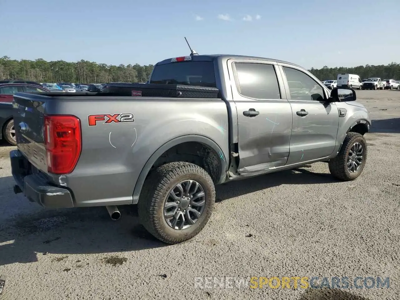 3 fotografías del automóvil dañado 1FTER4EH6MLD76384 FORD RANGER 2021