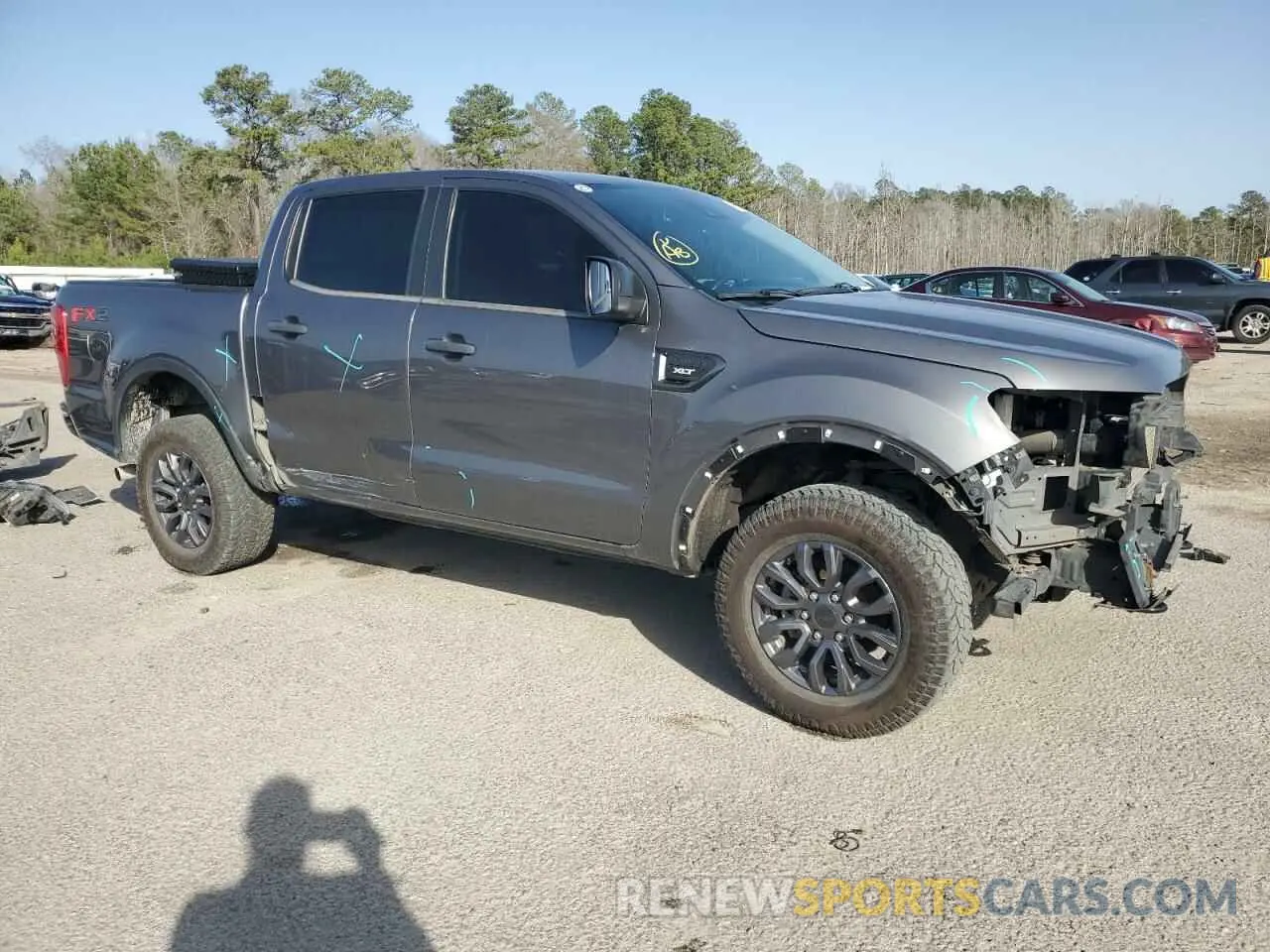 4 fotografías del automóvil dañado 1FTER4EH6MLD76384 FORD RANGER 2021