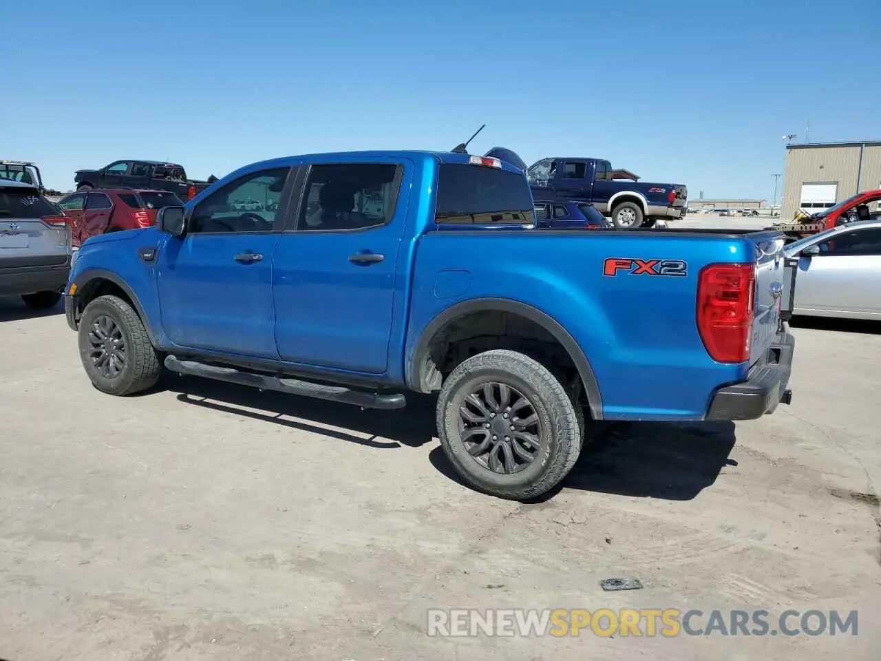 2 fotografías del automóvil dañado 1FTER4EH6MLD81049 FORD RANGER 2021