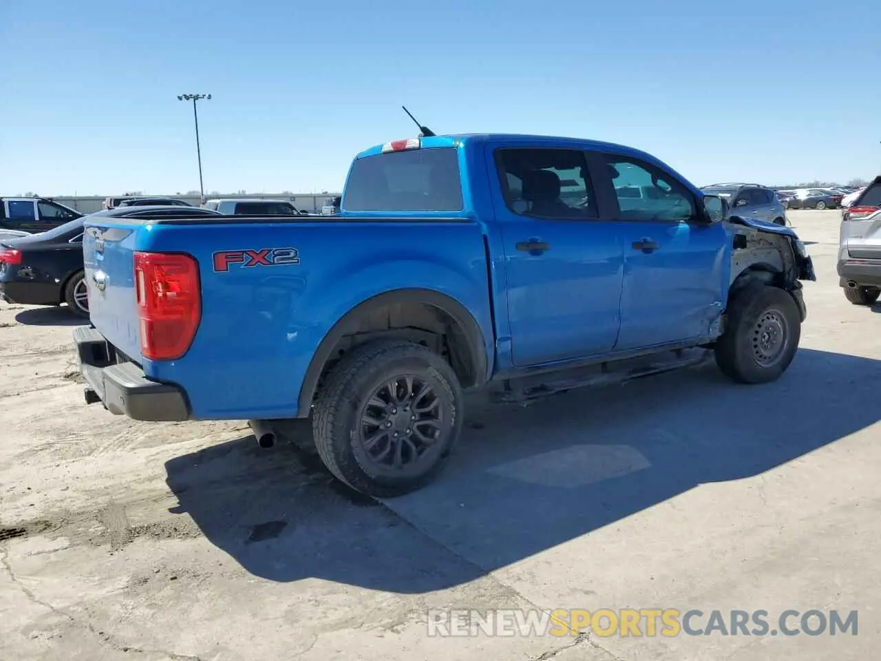 3 fotografías del automóvil dañado 1FTER4EH6MLD81049 FORD RANGER 2021