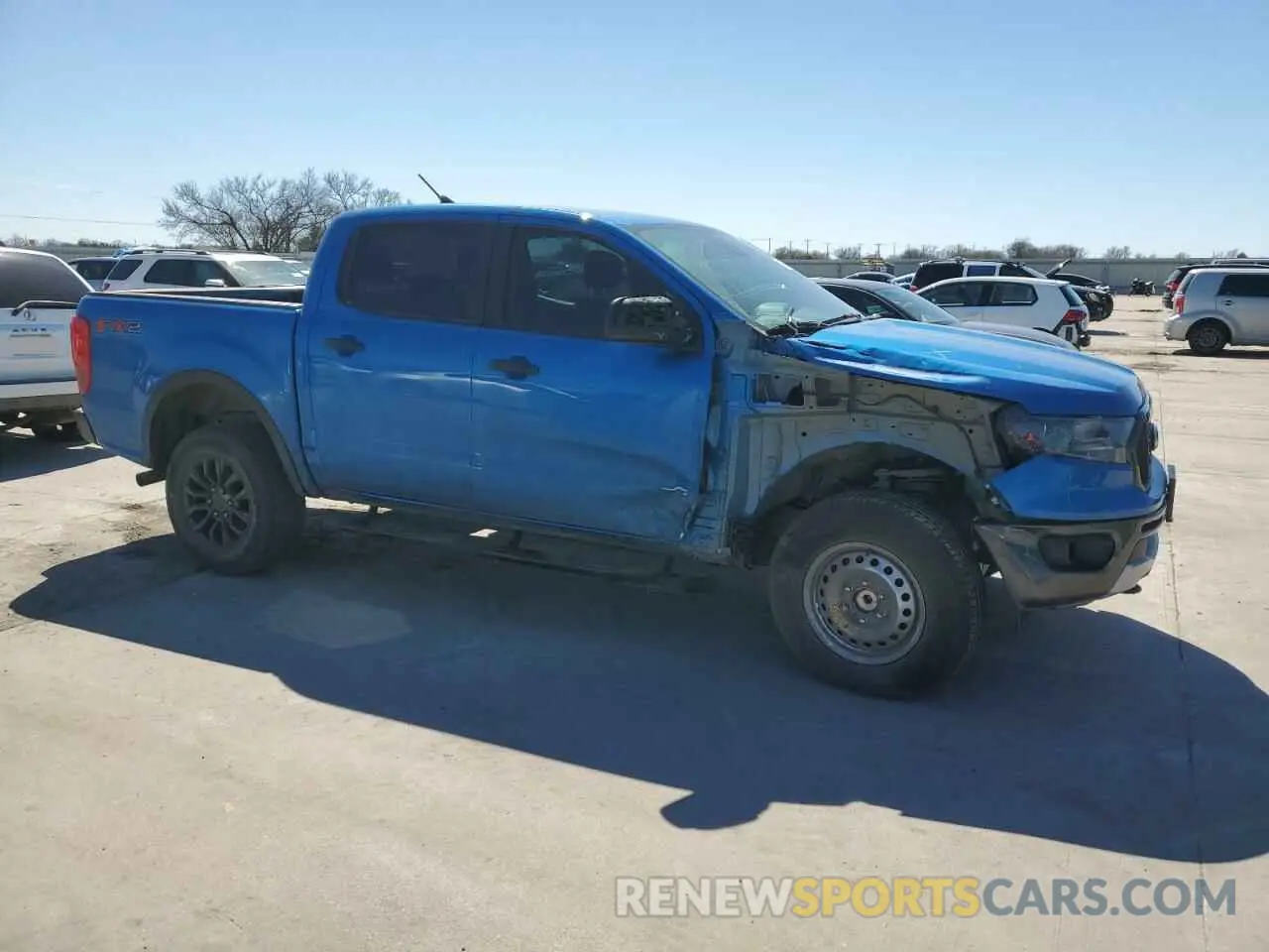 4 fotografías del automóvil dañado 1FTER4EH6MLD81049 FORD RANGER 2021
