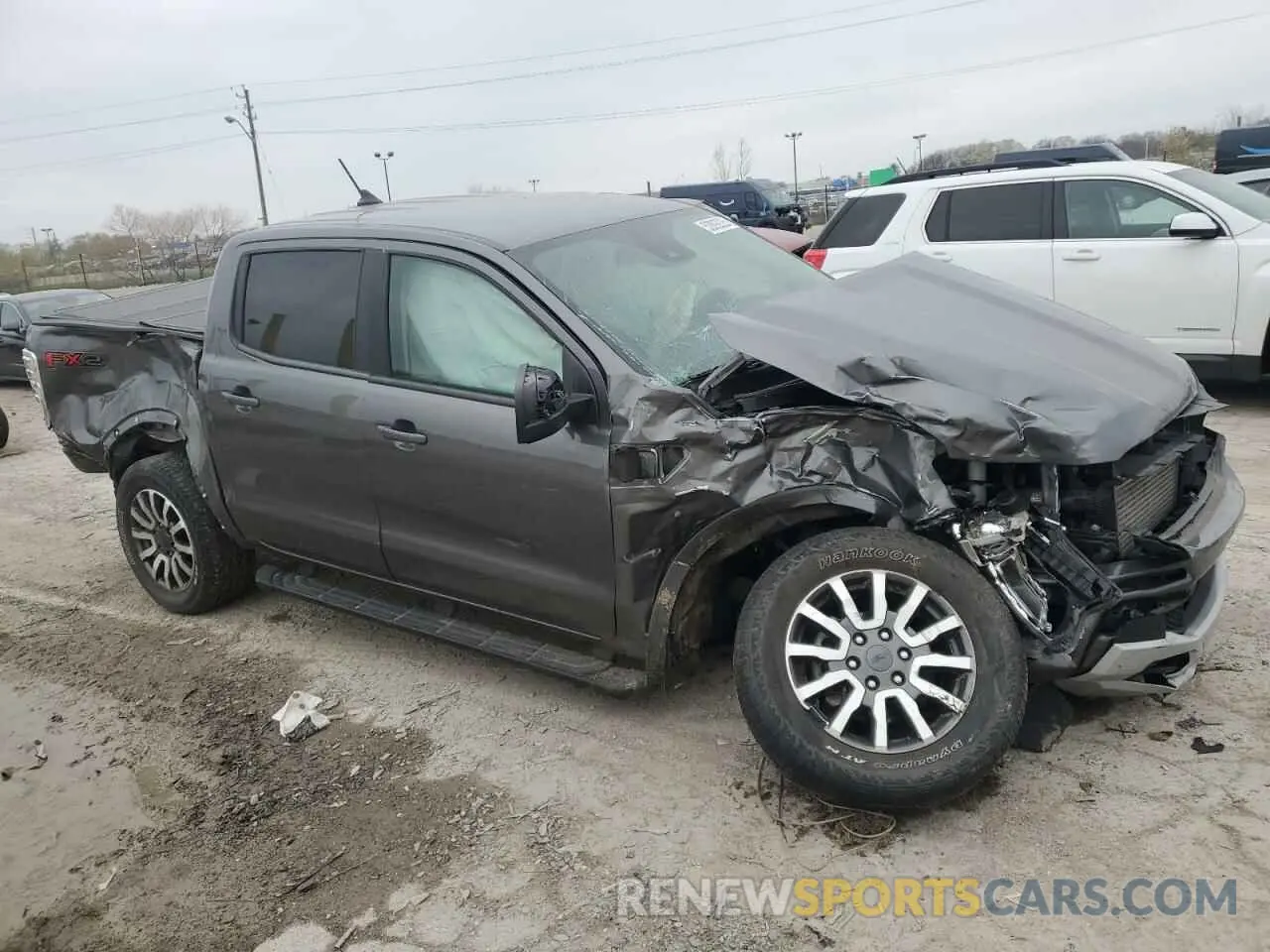 4 fotografías del automóvil dañado 1FTER4EH7MLD84896 FORD RANGER 2021