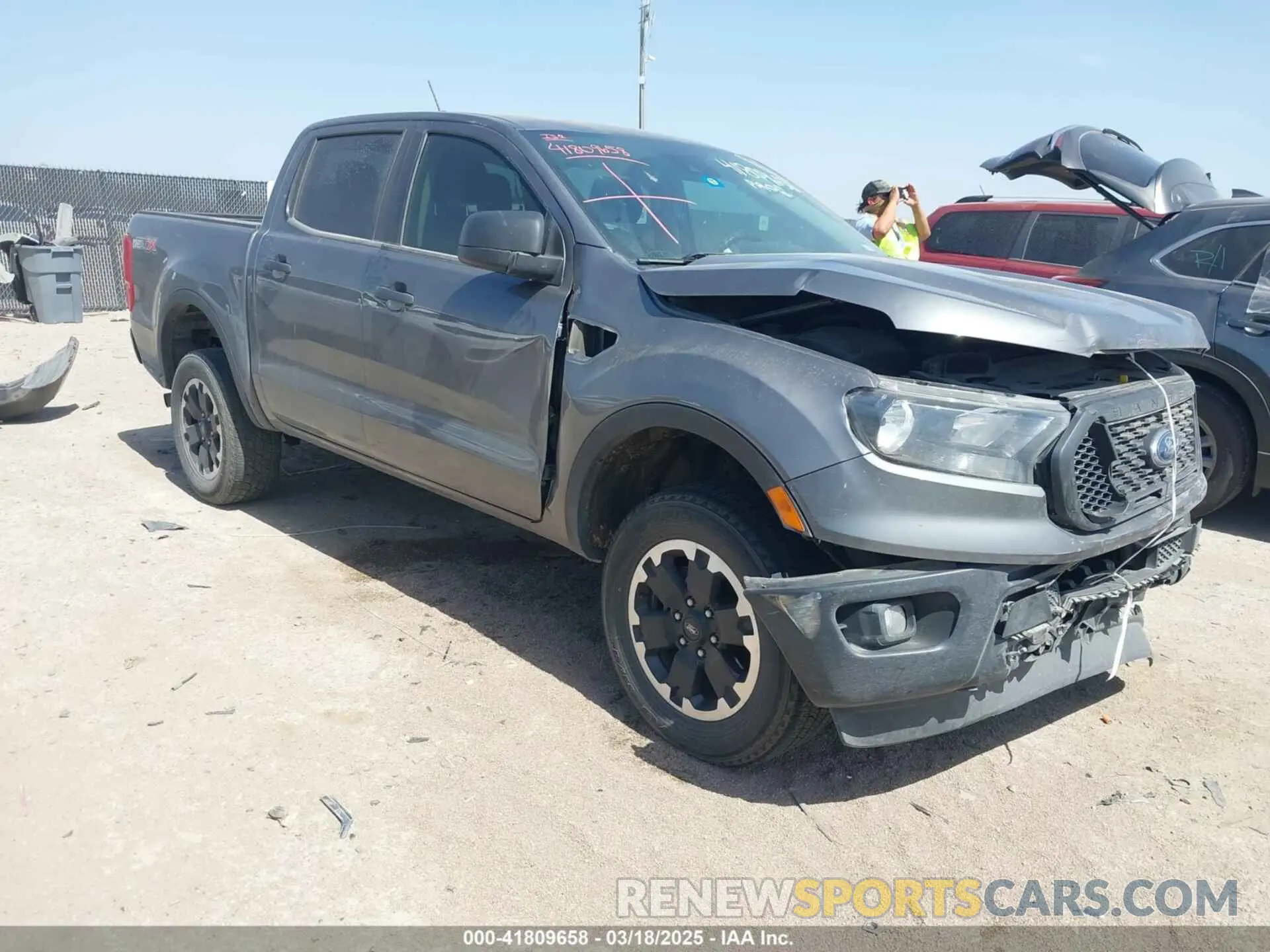 1 fotografías del automóvil dañado 1FTER4EH7MLD86096 FORD RANGER 2021