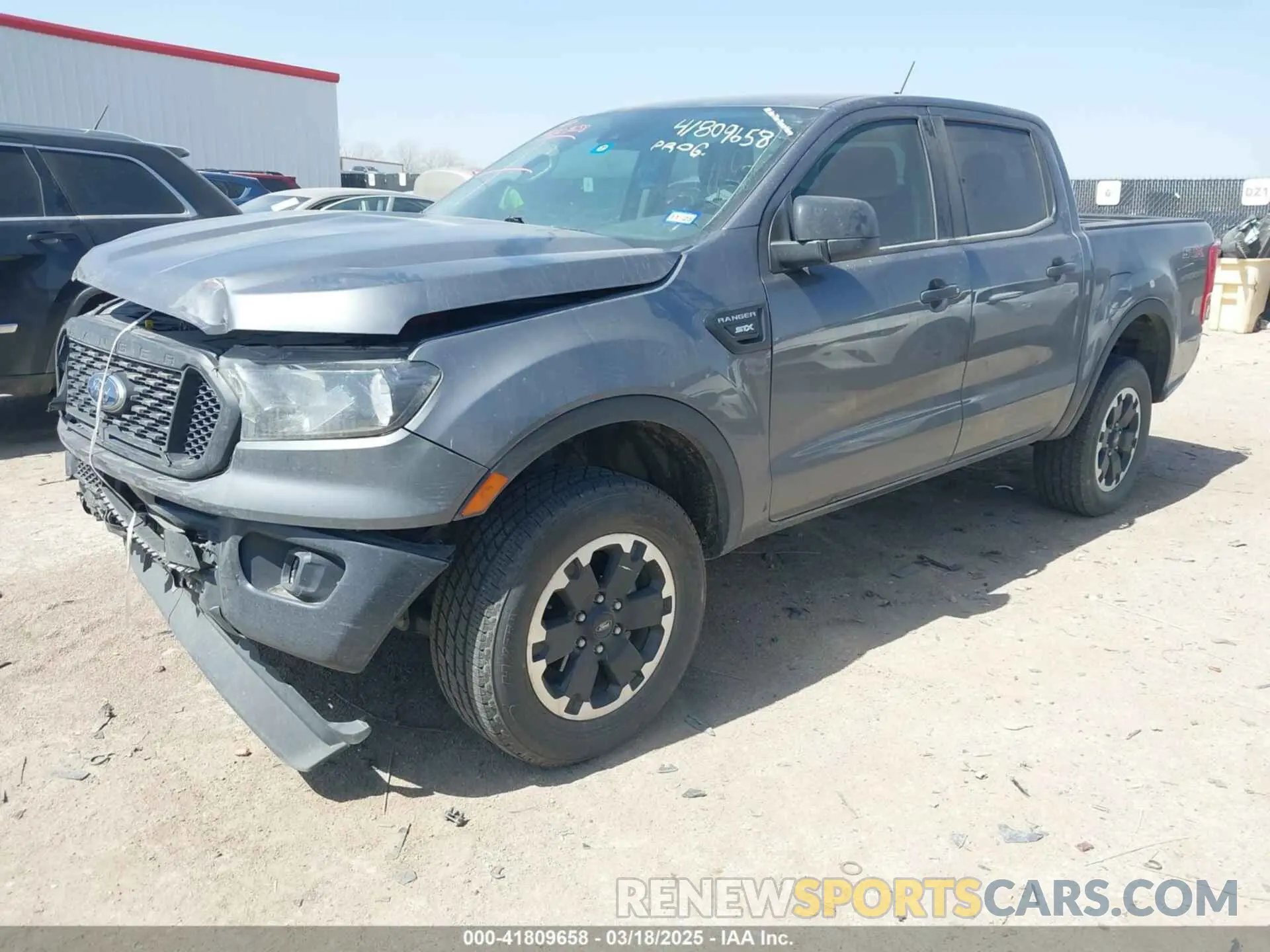 2 fotografías del automóvil dañado 1FTER4EH7MLD86096 FORD RANGER 2021