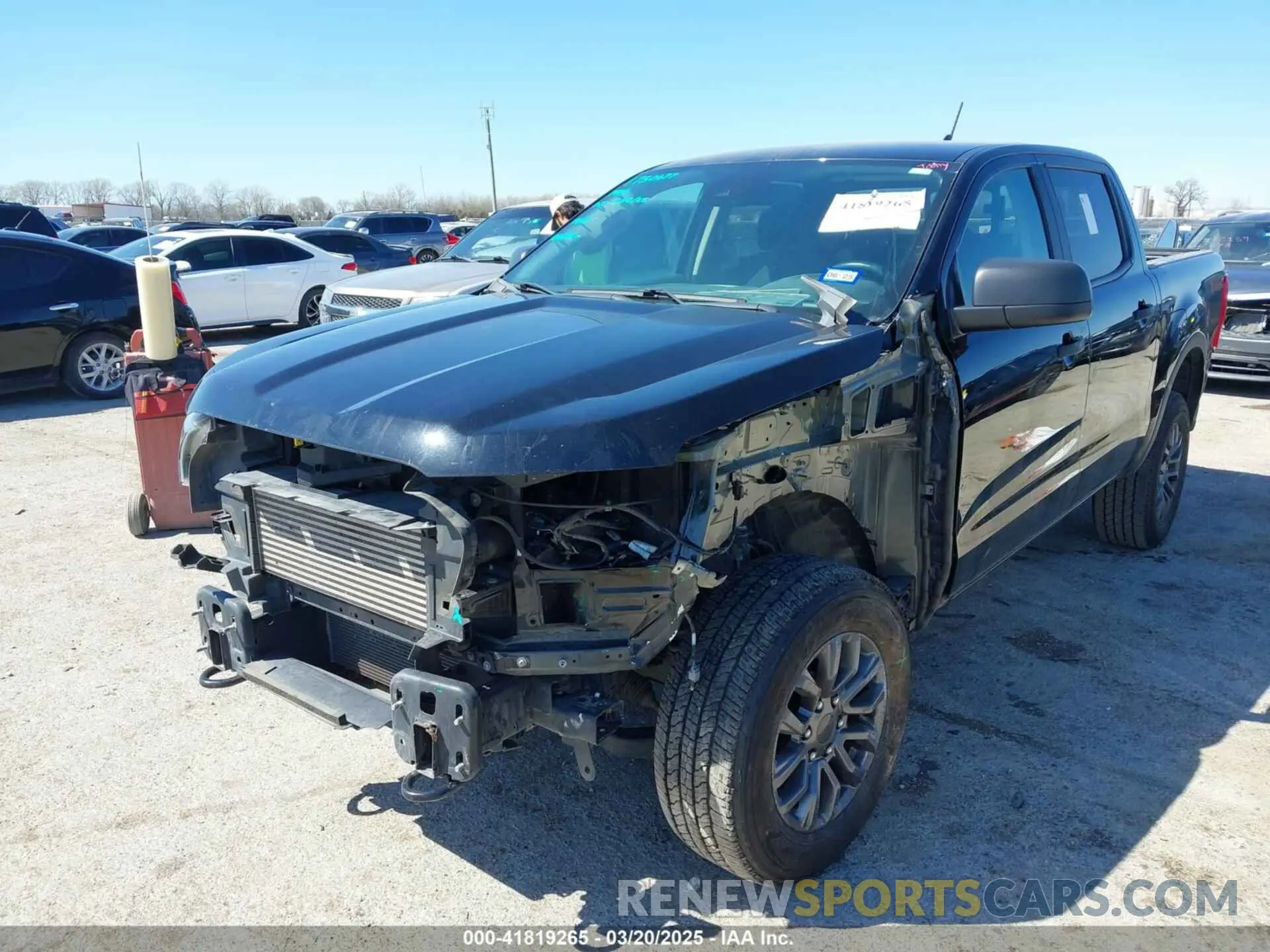 2 fotografías del automóvil dañado 1FTER4EH8MLD33505 FORD RANGER 2021