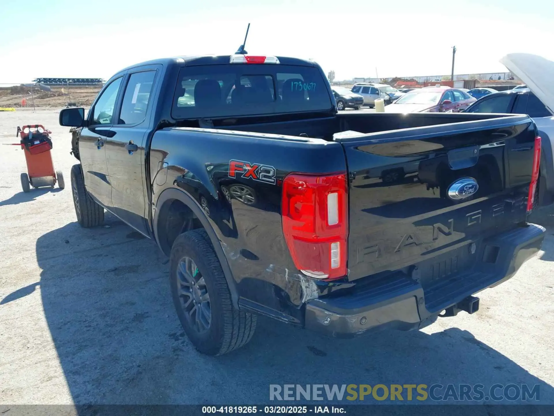 3 fotografías del automóvil dañado 1FTER4EH8MLD33505 FORD RANGER 2021