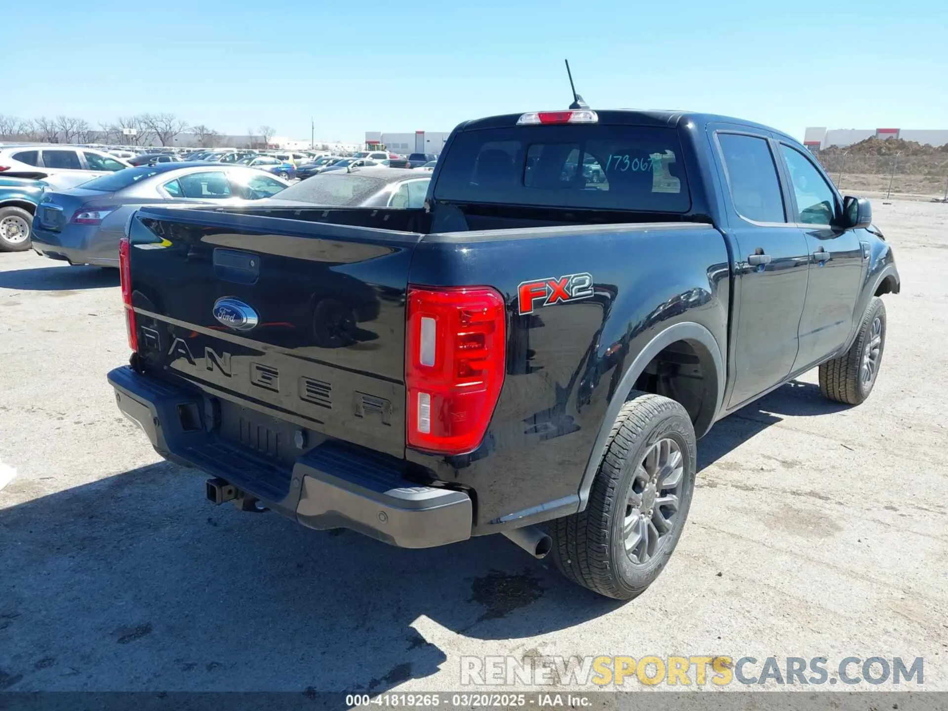 4 fotografías del automóvil dañado 1FTER4EH8MLD33505 FORD RANGER 2021