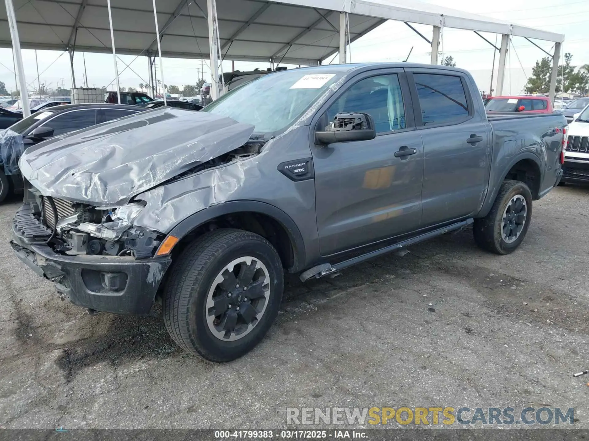 2 fotografías del automóvil dañado 1FTER4EH8MLD91601 FORD RANGER 2021