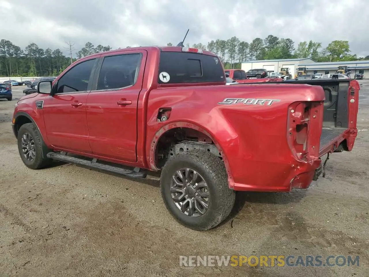 2 fotografías del automóvil dañado 1FTER4EH9MLD27289 FORD RANGER 2021