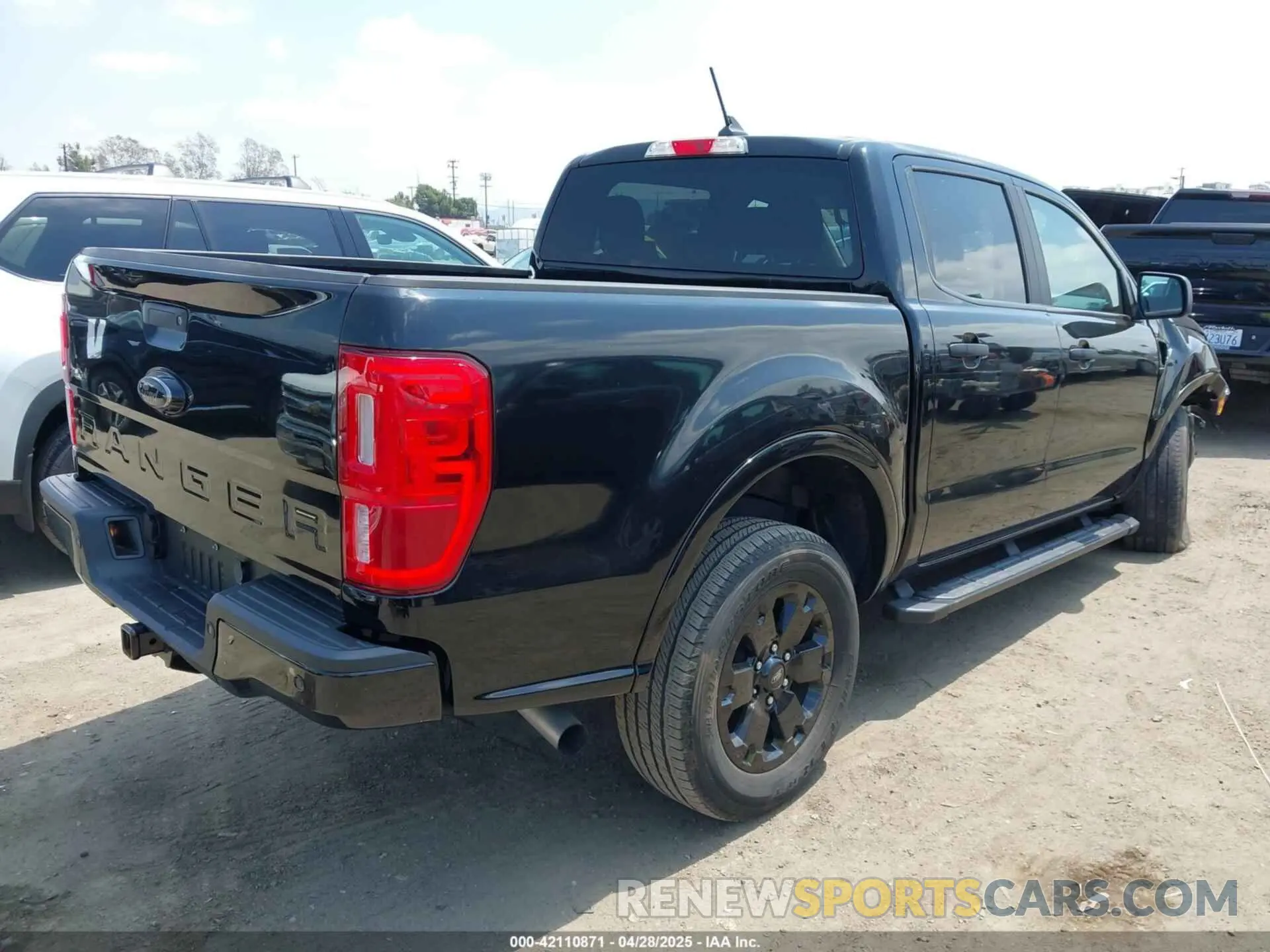 4 fotografías del automóvil dañado 1FTER4EH9MLE04601 FORD RANGER 2021