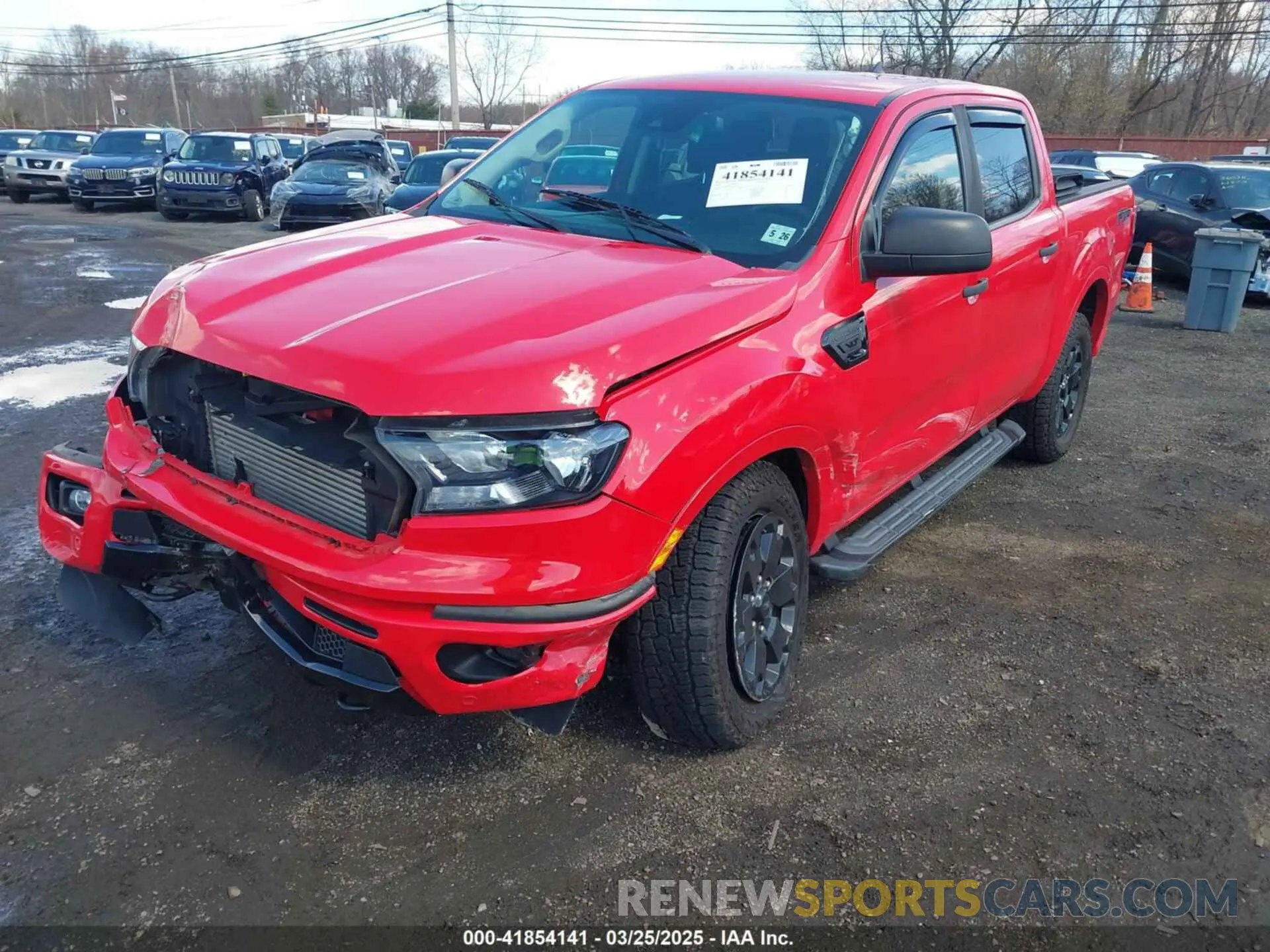 6 fotografías del automóvil dañado 1FTER4FH0MLD50328 FORD RANGER 2021