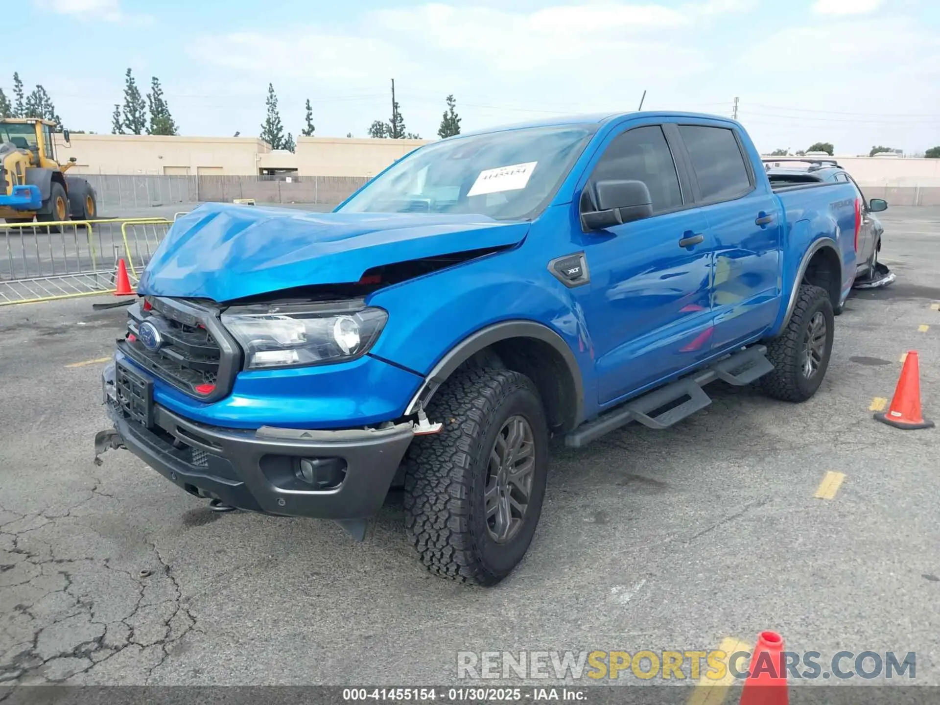 2 fotografías del automóvil dañado 1FTER4FH0MLD98234 FORD RANGER 2021