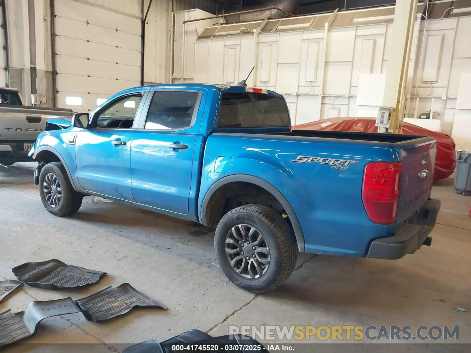 3 fotografías del automóvil dañado 1FTER4FH1MLD50693 FORD RANGER 2021