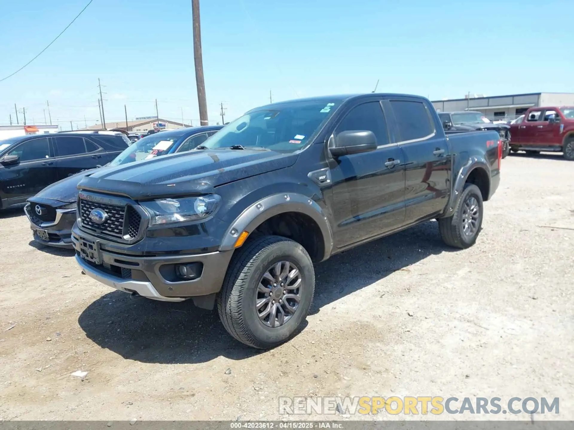 2 fotografías del automóvil dañado 1FTER4FH1MLD87968 FORD RANGER 2021