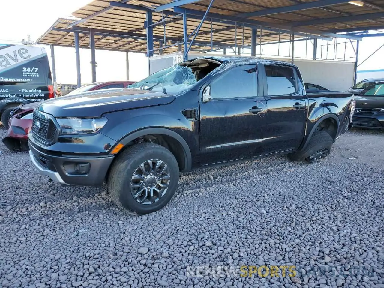 1 fotografías del automóvil dañado 1FTER4FH2MLD18092 FORD RANGER 2021