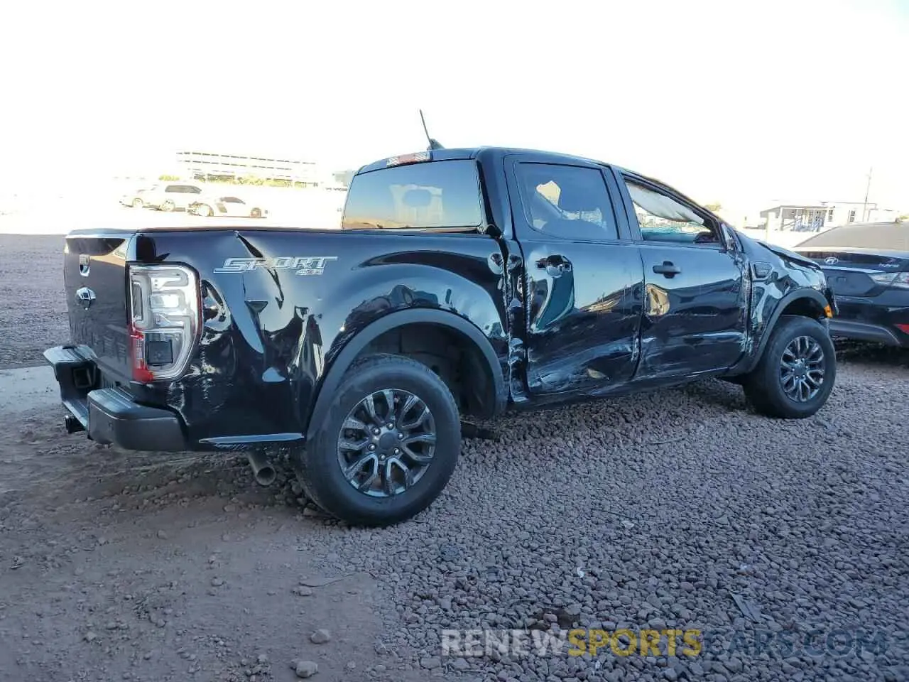 3 fotografías del automóvil dañado 1FTER4FH2MLD18092 FORD RANGER 2021