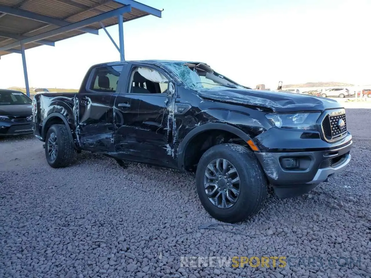 4 fotografías del automóvil dañado 1FTER4FH2MLD18092 FORD RANGER 2021